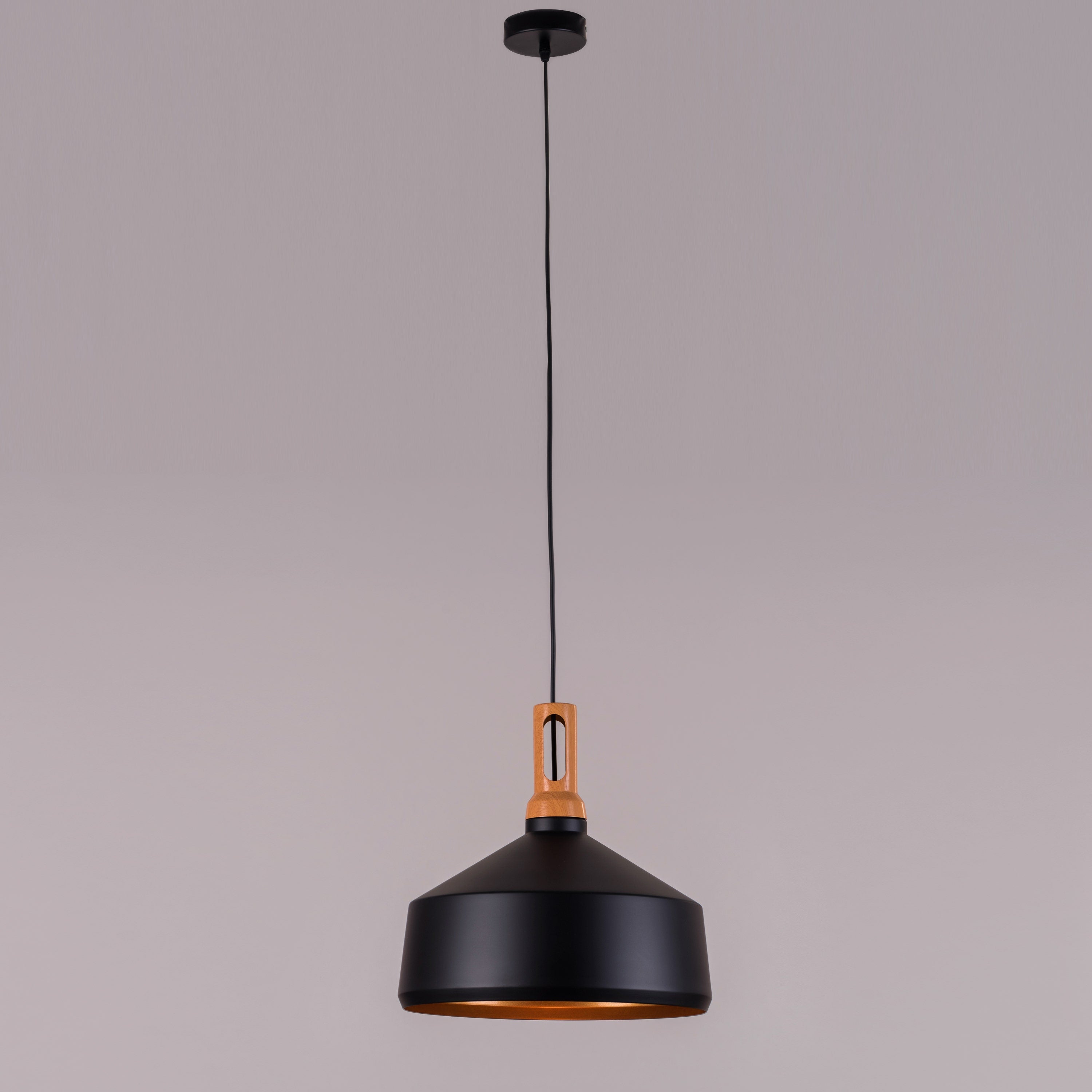 Bowled Over (Black) Pendant Light