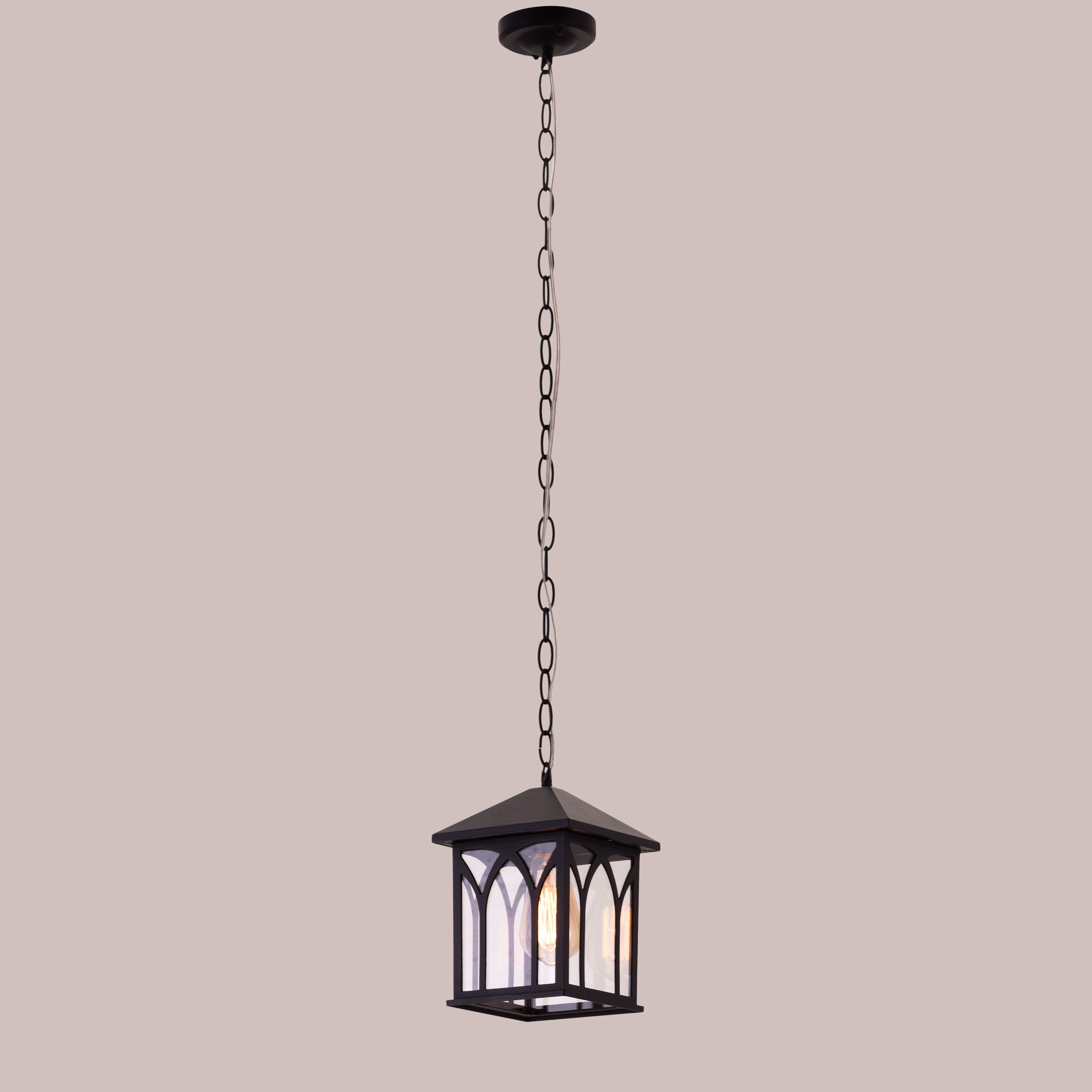 Dance More (Black) Outdoor Pendant Light