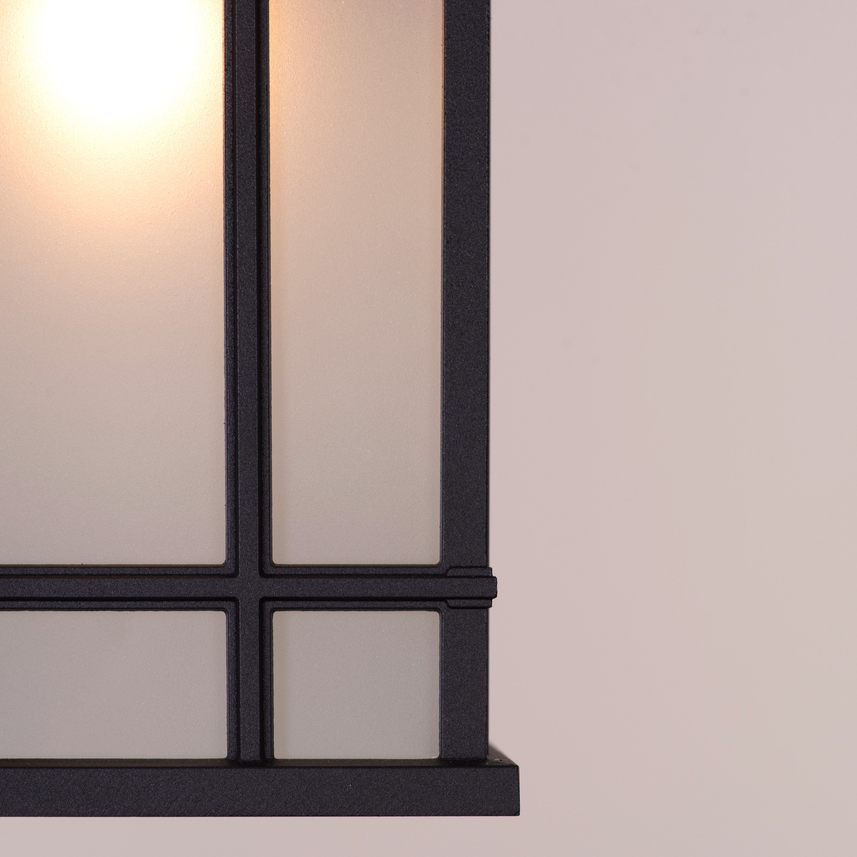 Looking Away (Black) Outdoor Pendant Light