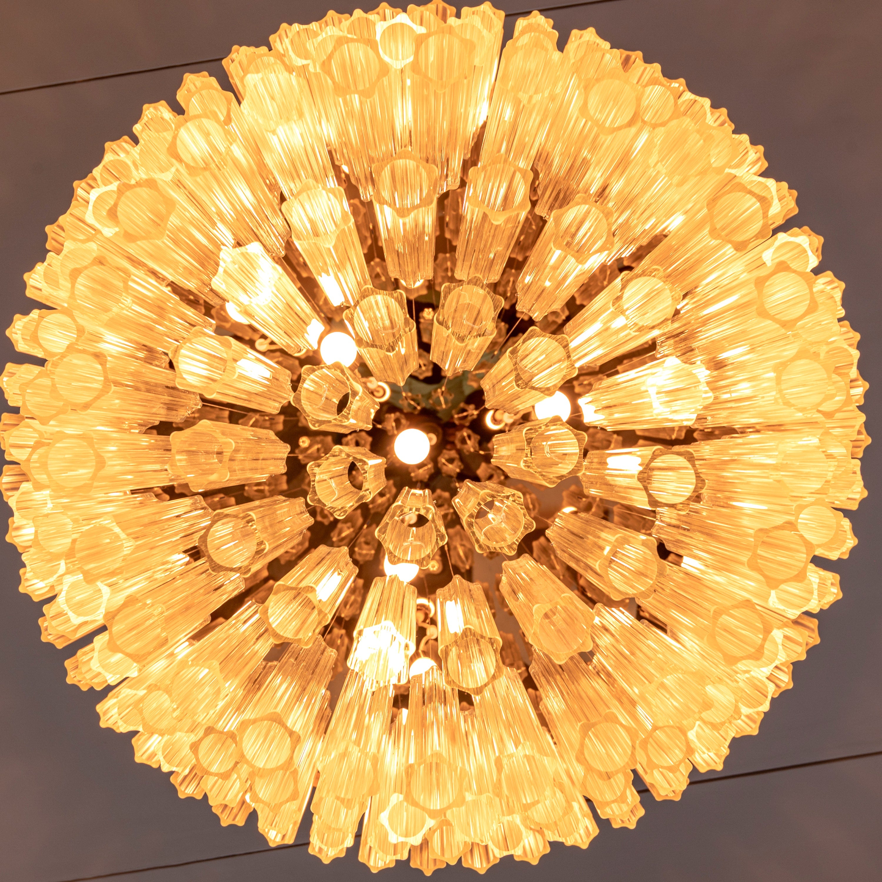 Red Carpet (Large, Round, Gold) Crystal Chandelier