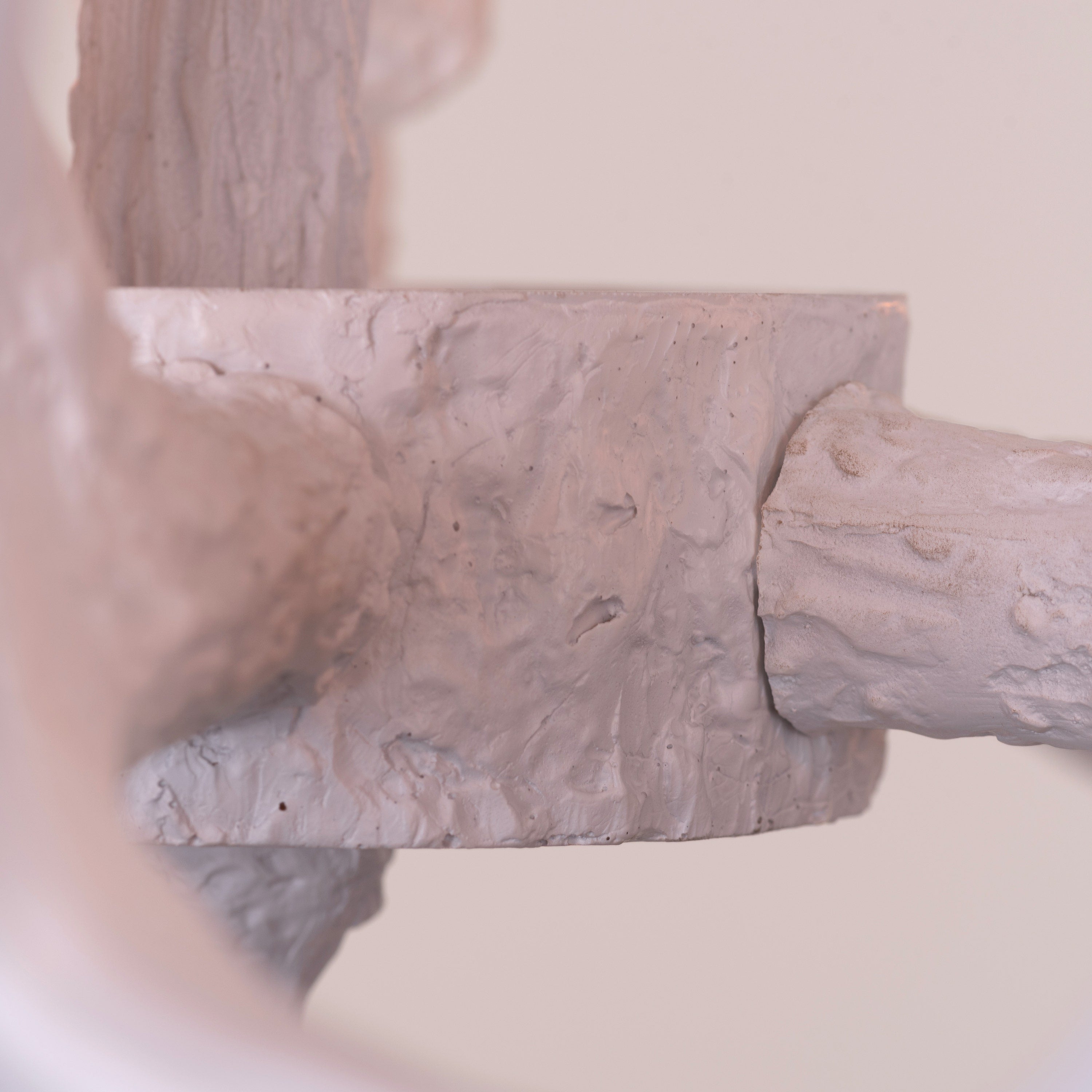 White Christmas Antler Chandelier