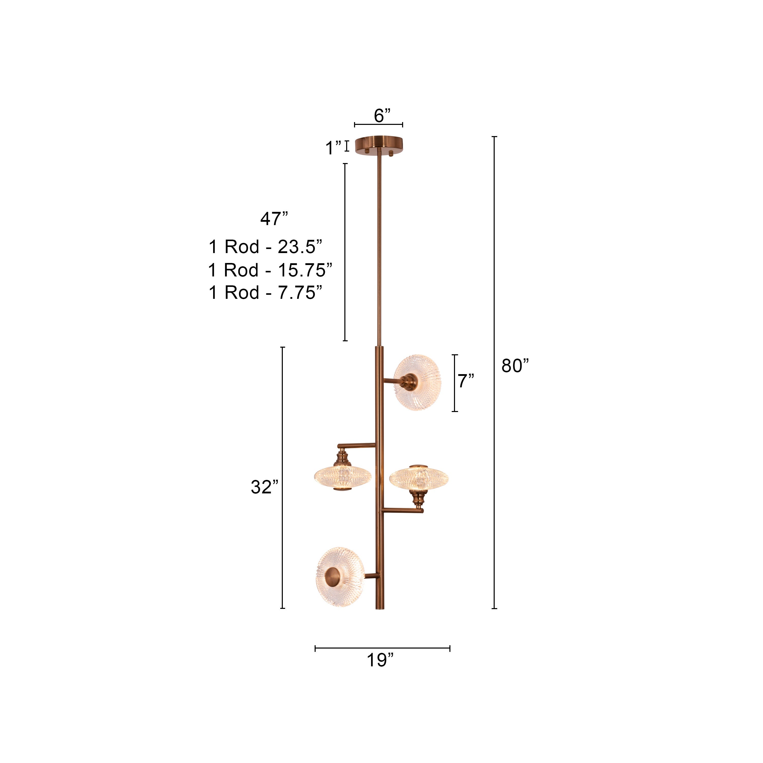 Dream Sequence (Medium, Gold) Chandelier