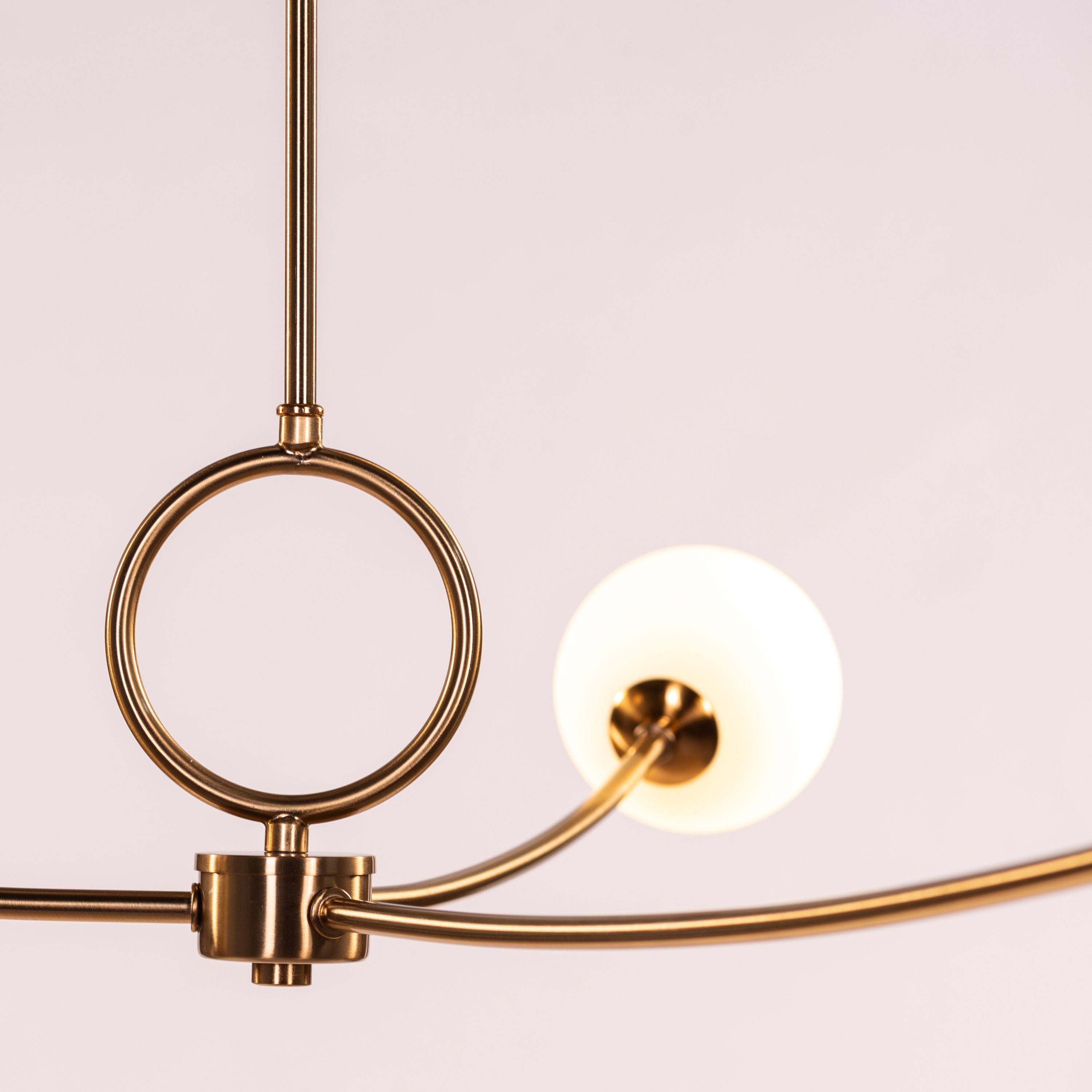 Home Already (Gold, Milky White) Pendant Light