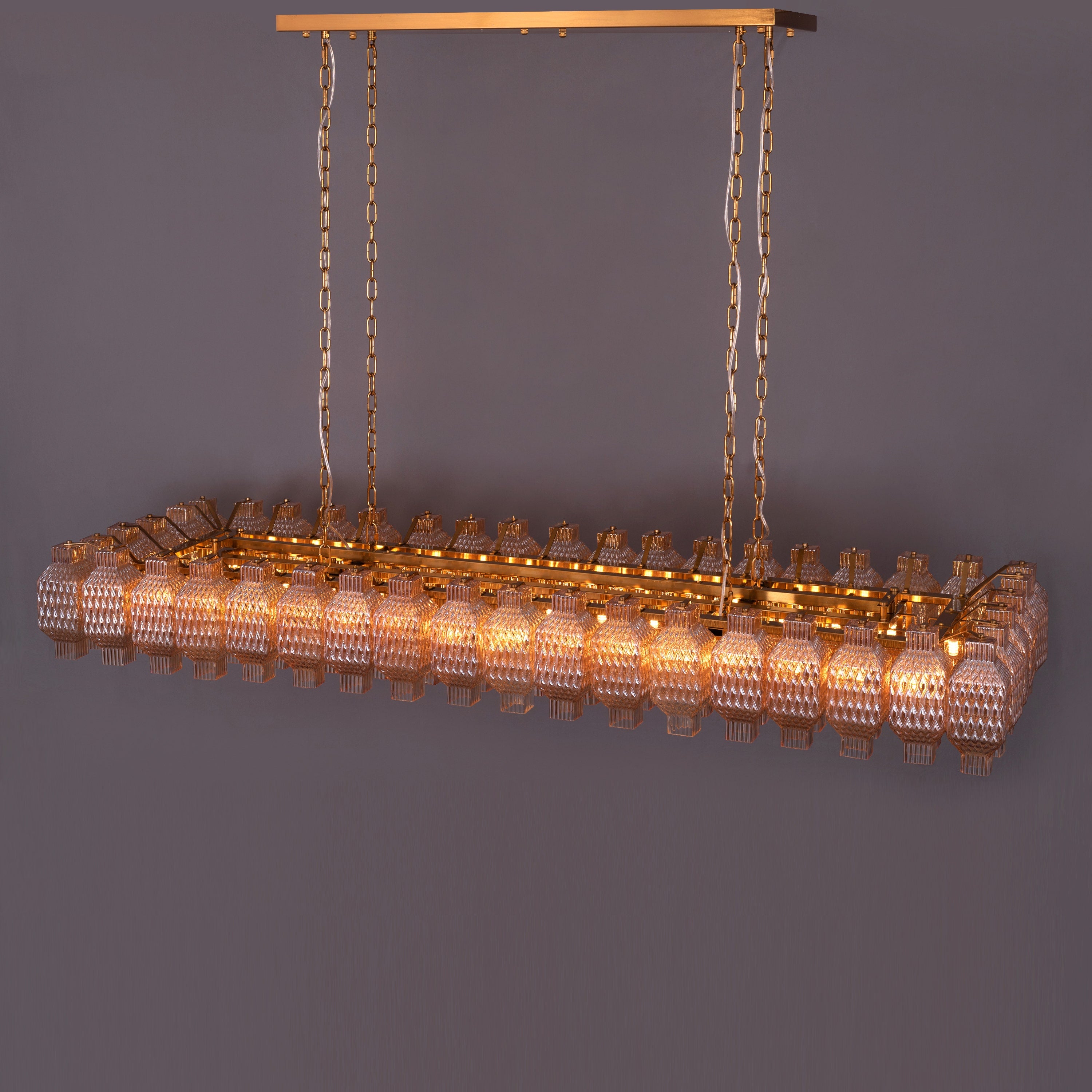 Snatched For The Gods (Large, Amber) Crystal Chandelier