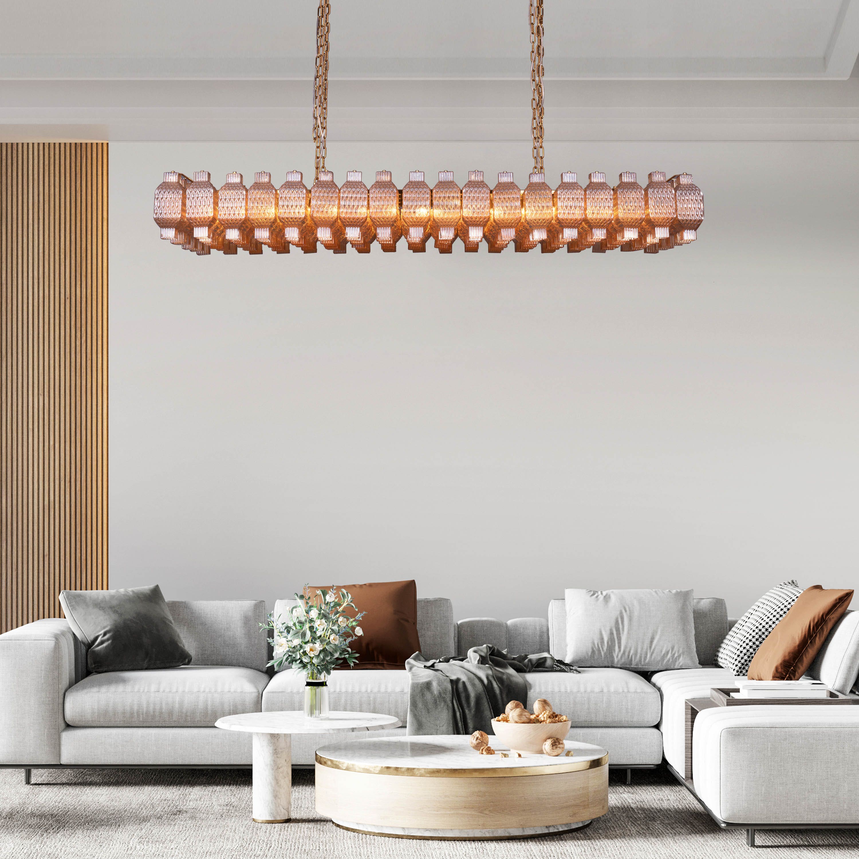 Snatched For The Gods (Large, Amber) Crystal Chandelier