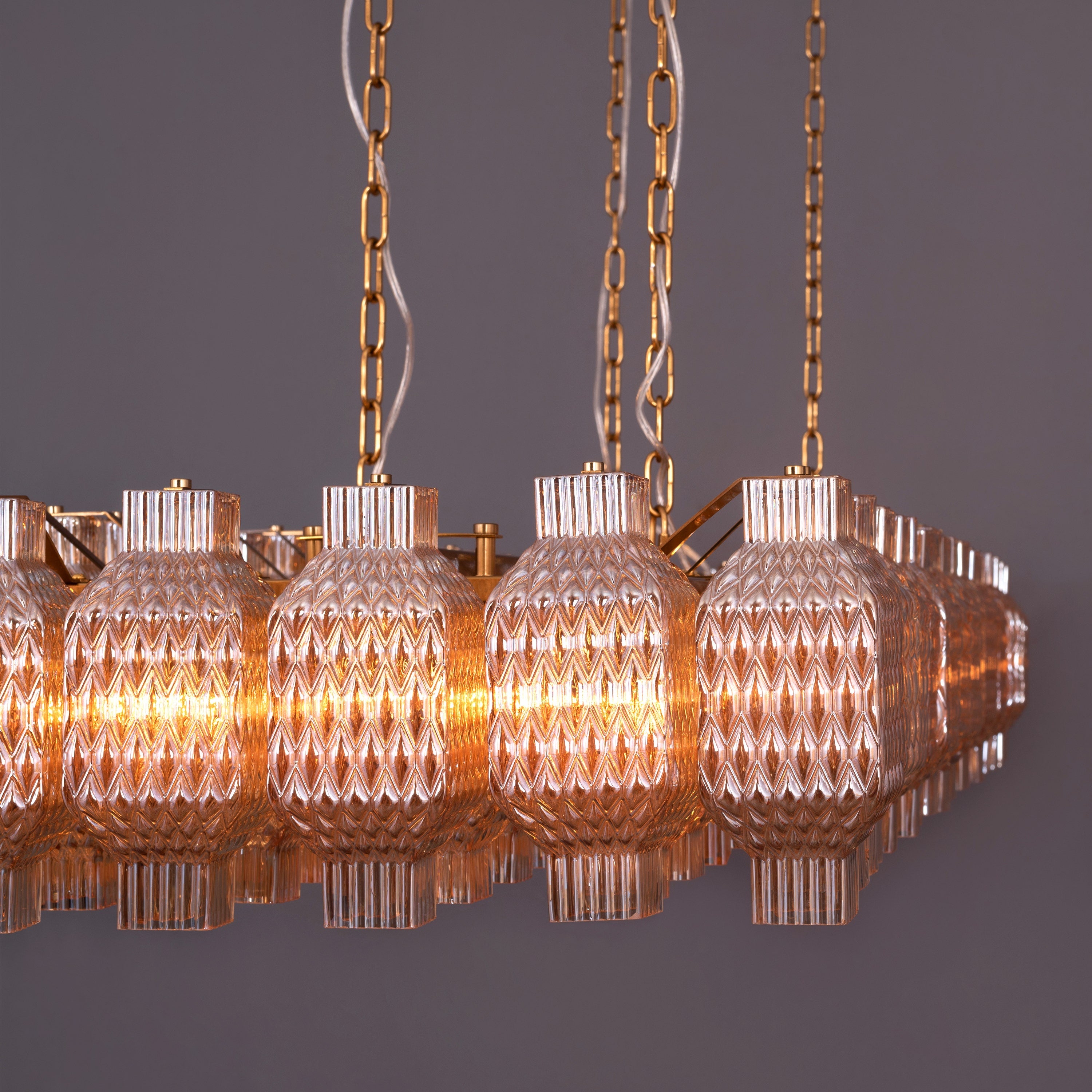 Snatched For The Gods (Large, Amber) Crystal Chandelier