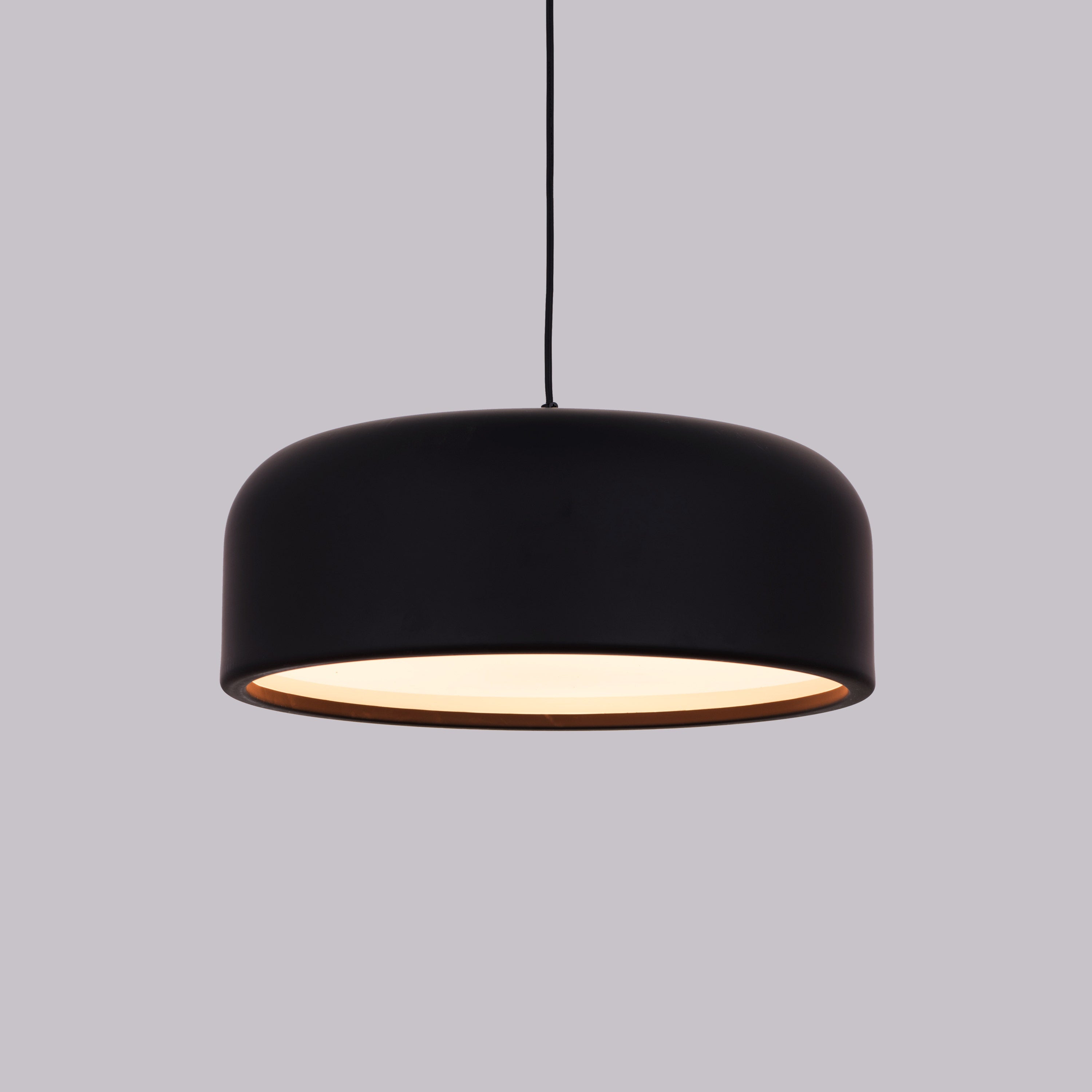Artistic (19", Black, Smart LED) Pendant Light (3 Smart LED Bulbs Included)