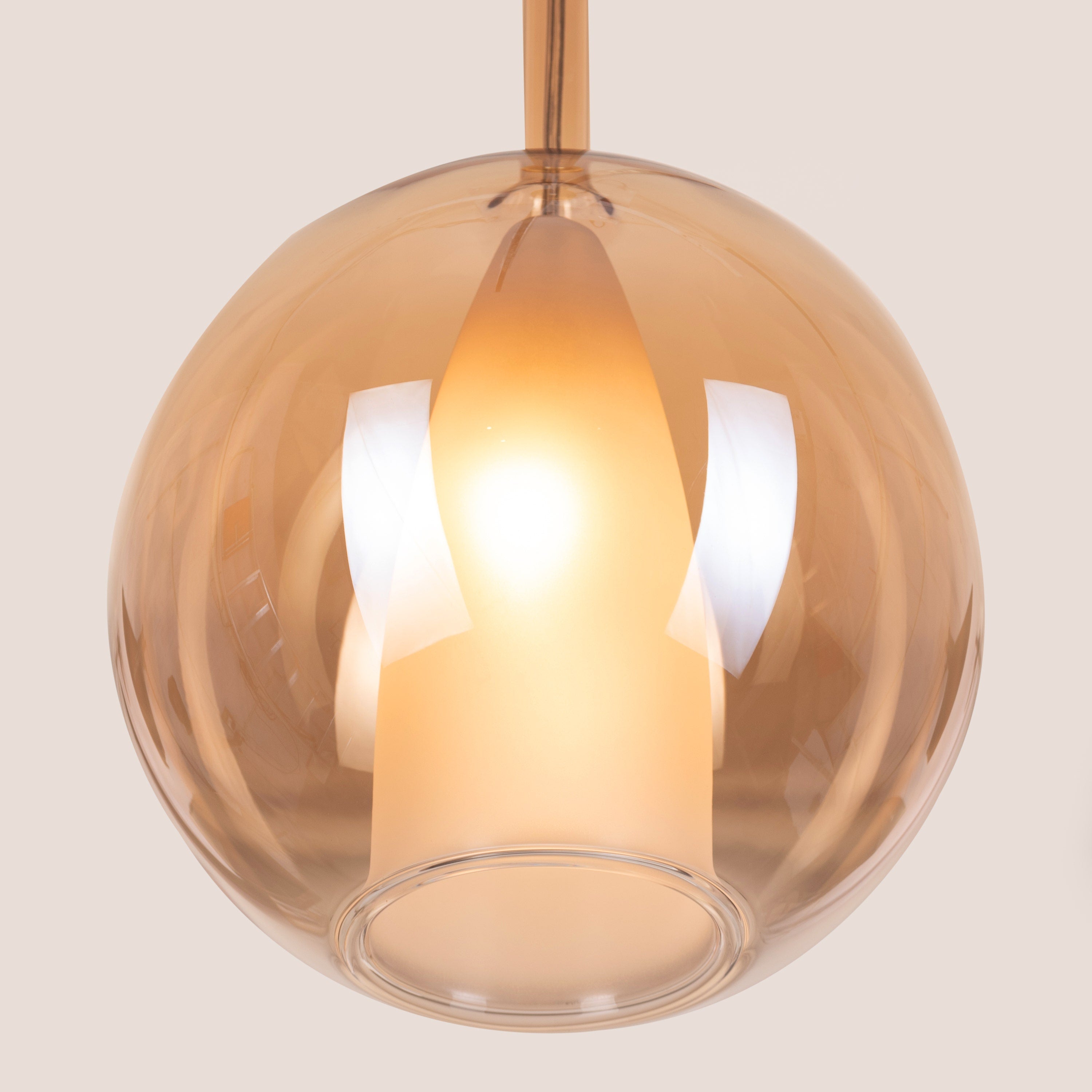 First Sign (Amber) Glass Pendant Light