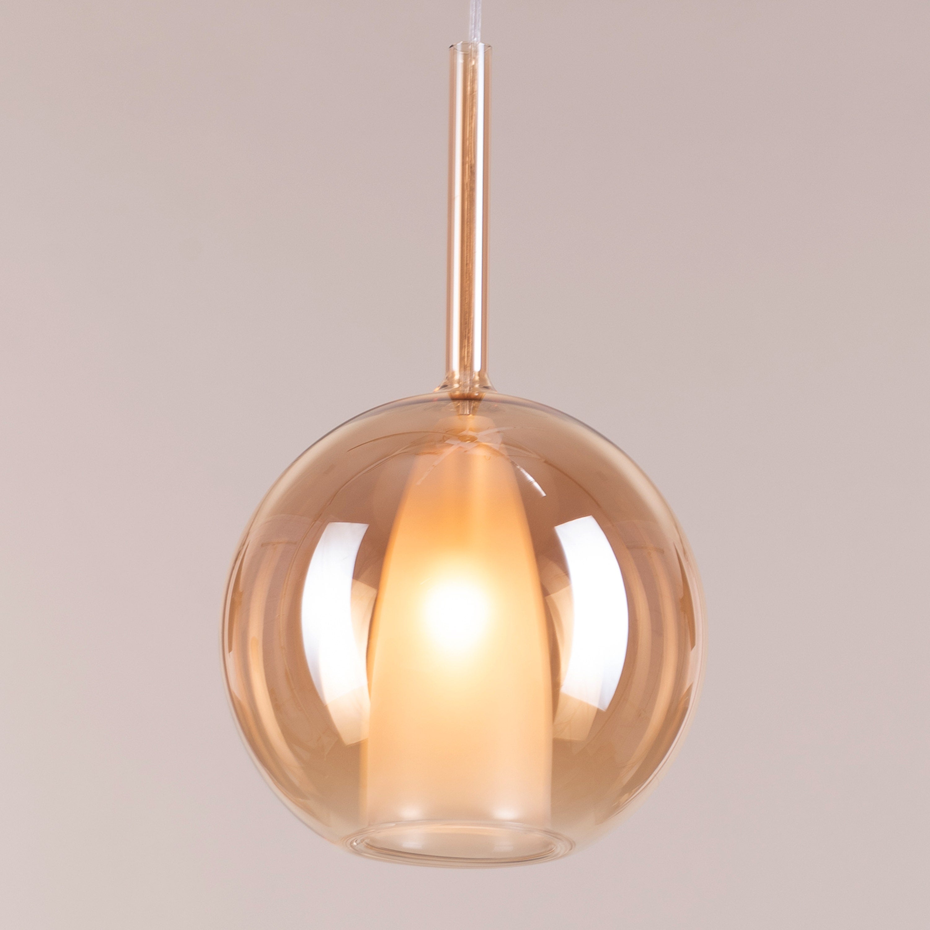 First Sign (Amber) Glass Pendant Light