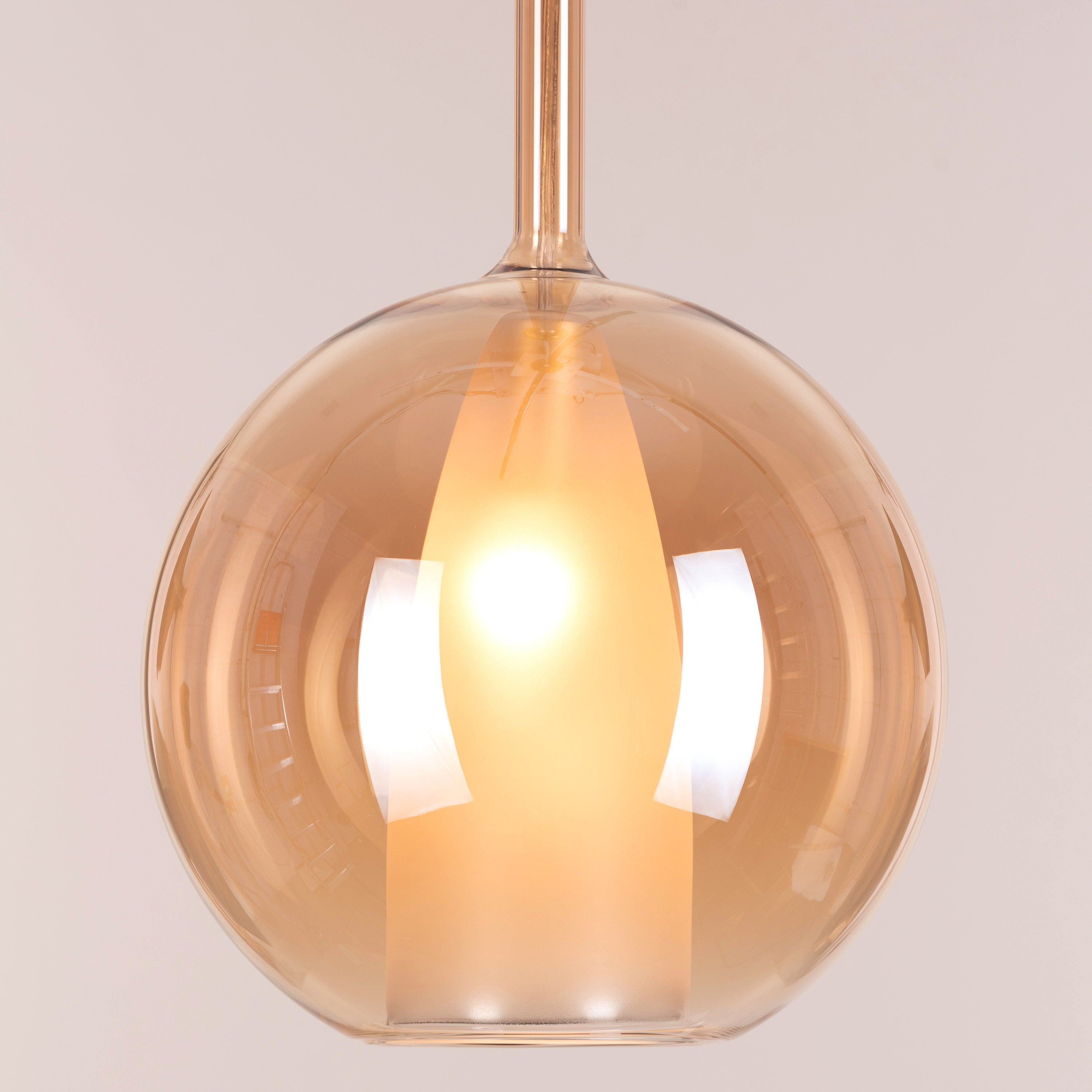 First Sign (Amber) Glass Pendant Light