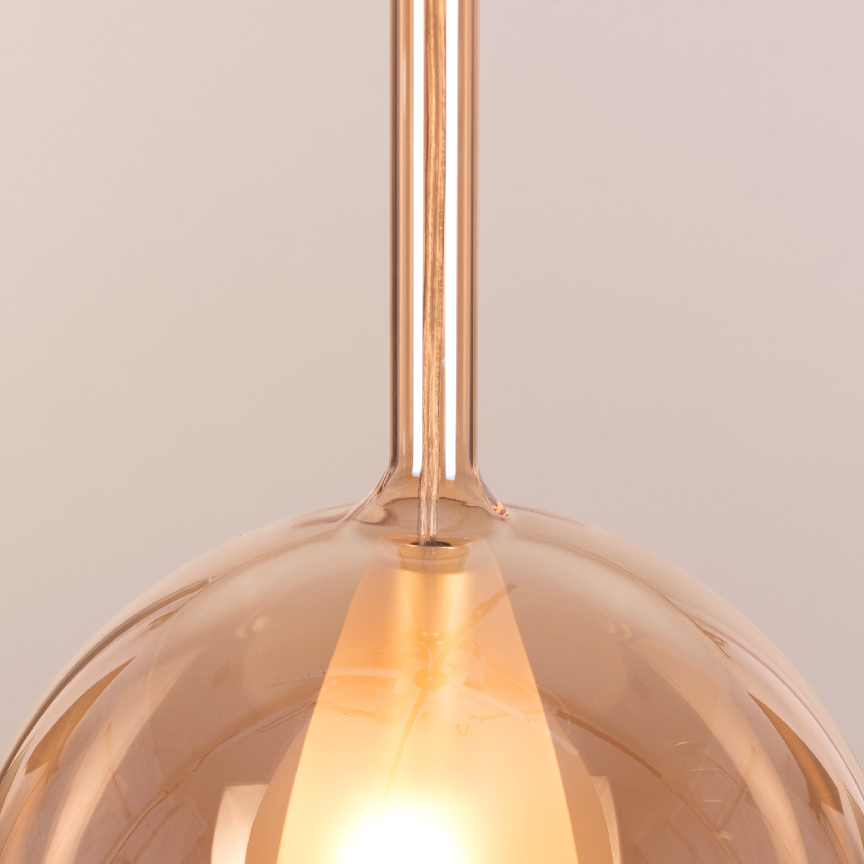 First Sign (Amber) Glass Pendant Light