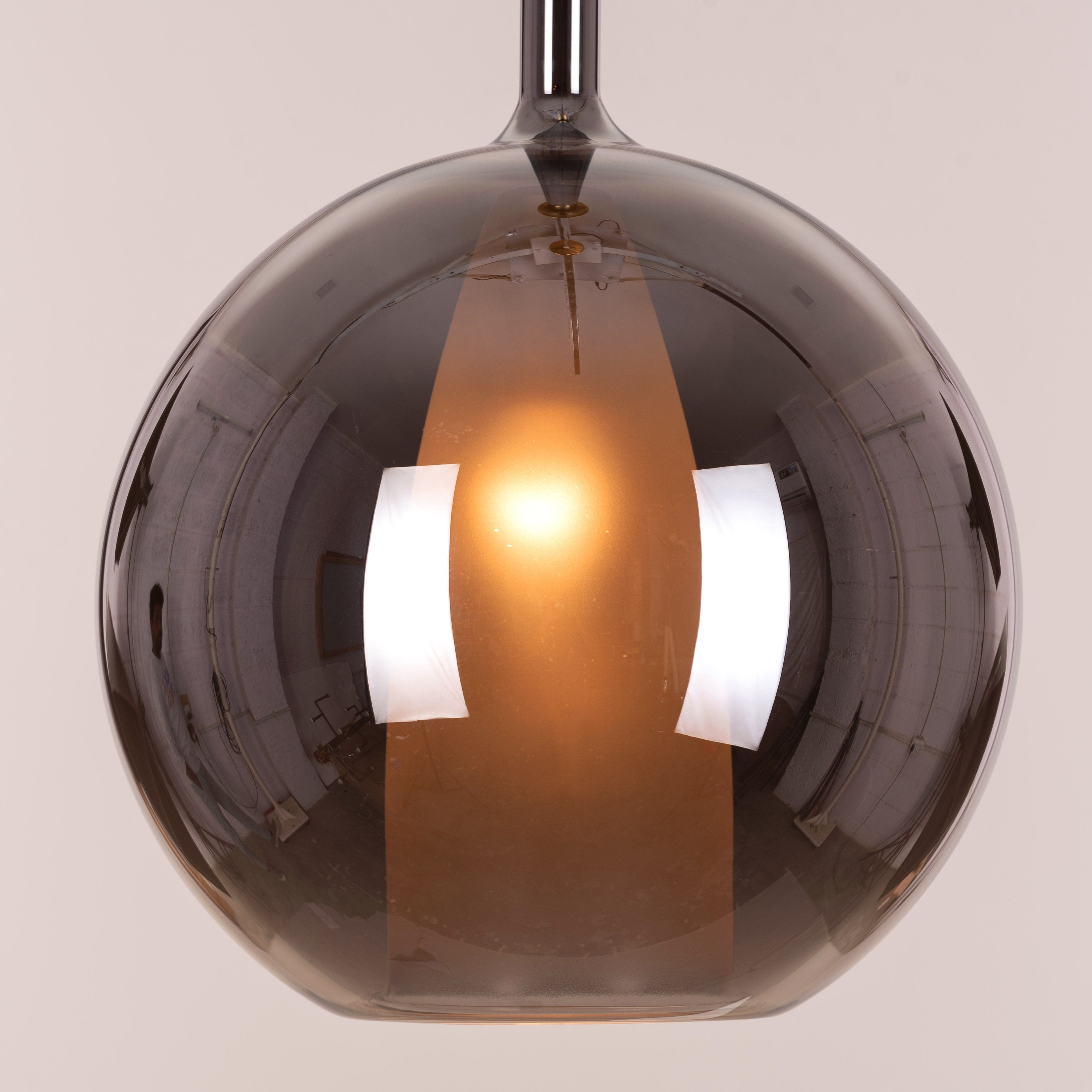 First Sign (Smokey Grey) Glass Pendant Light