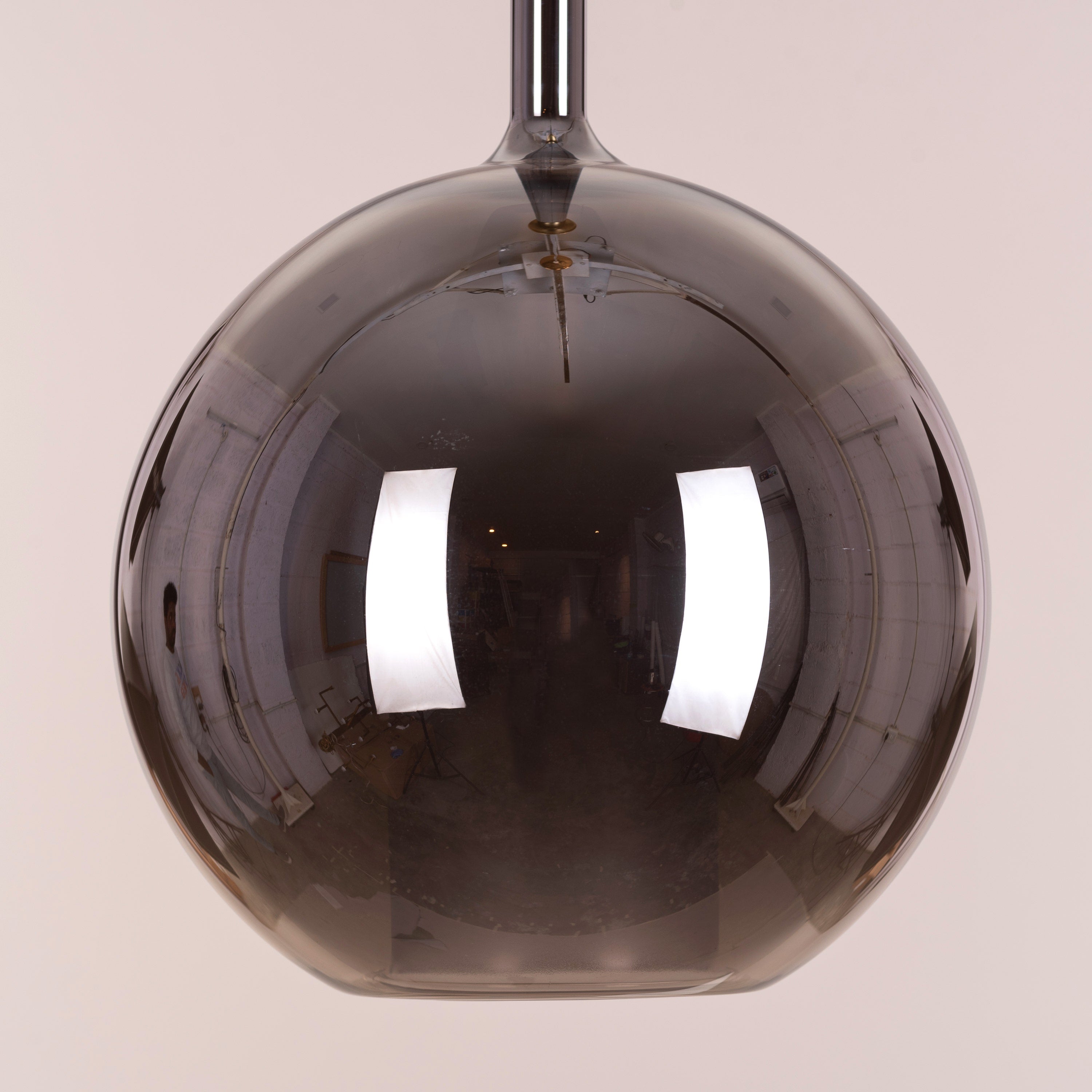 First Sign (Smokey Grey) Glass Pendant Light