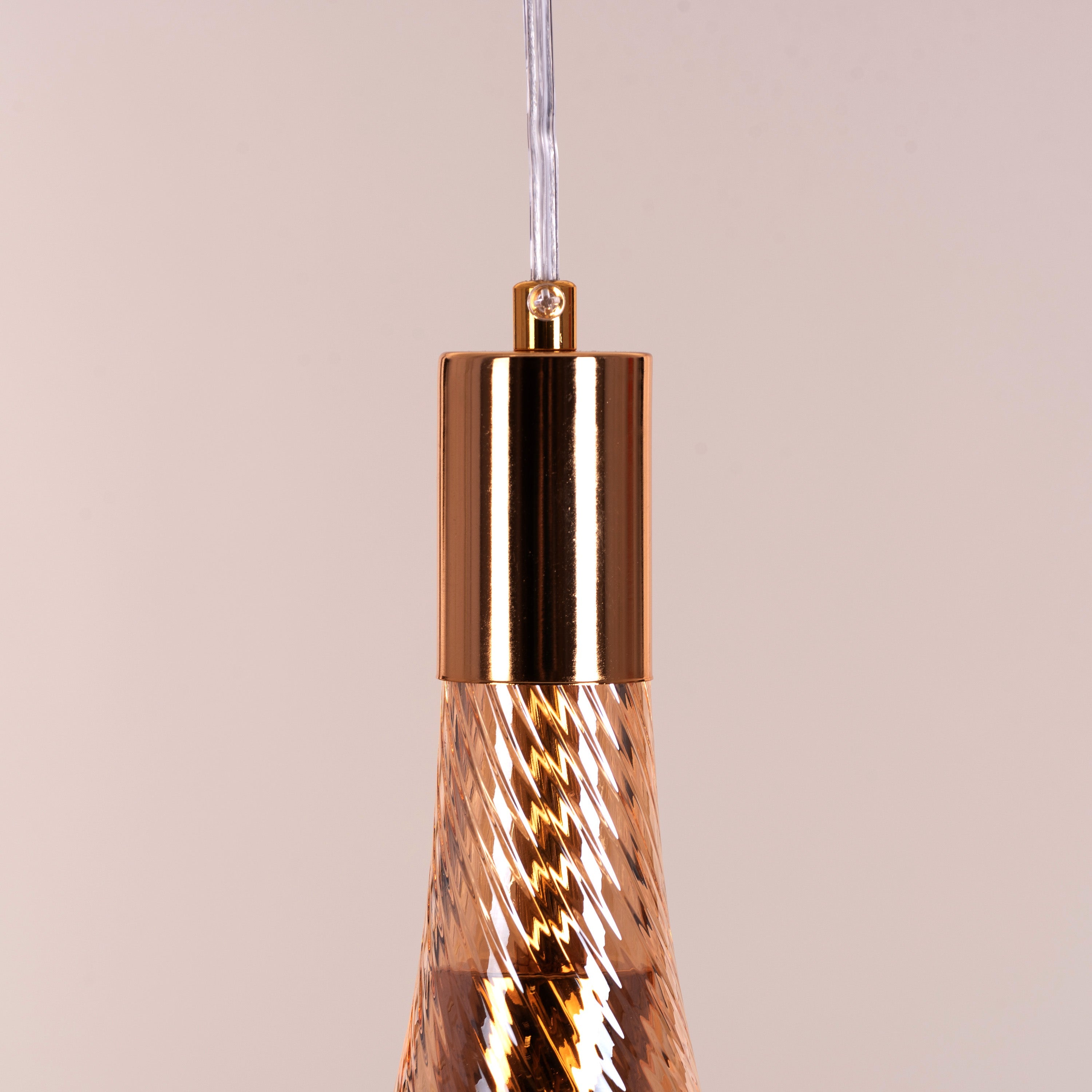 Keep My Love (Amber) Glass Pendant Light