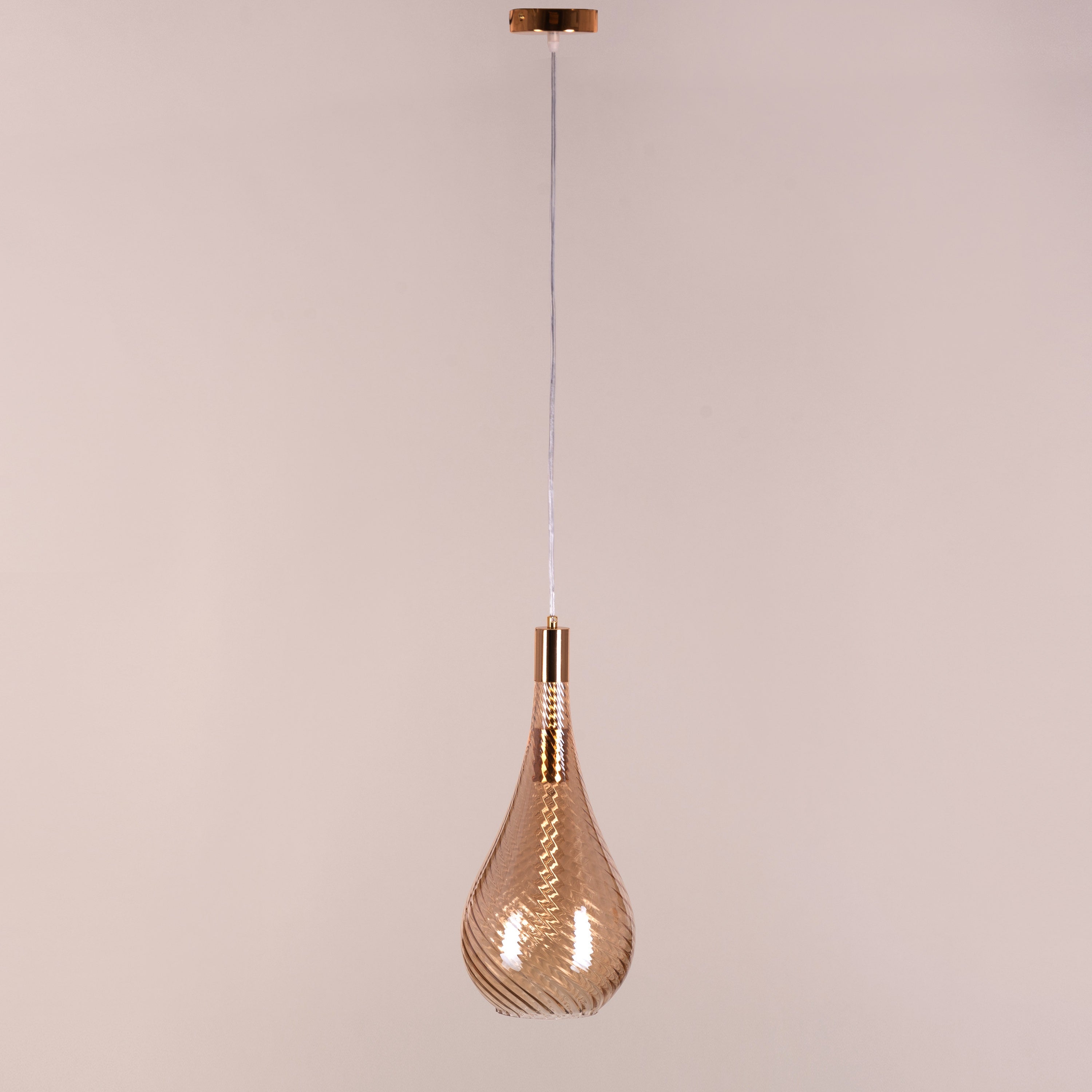 Keep My Love (Amber) Glass Pendant Light