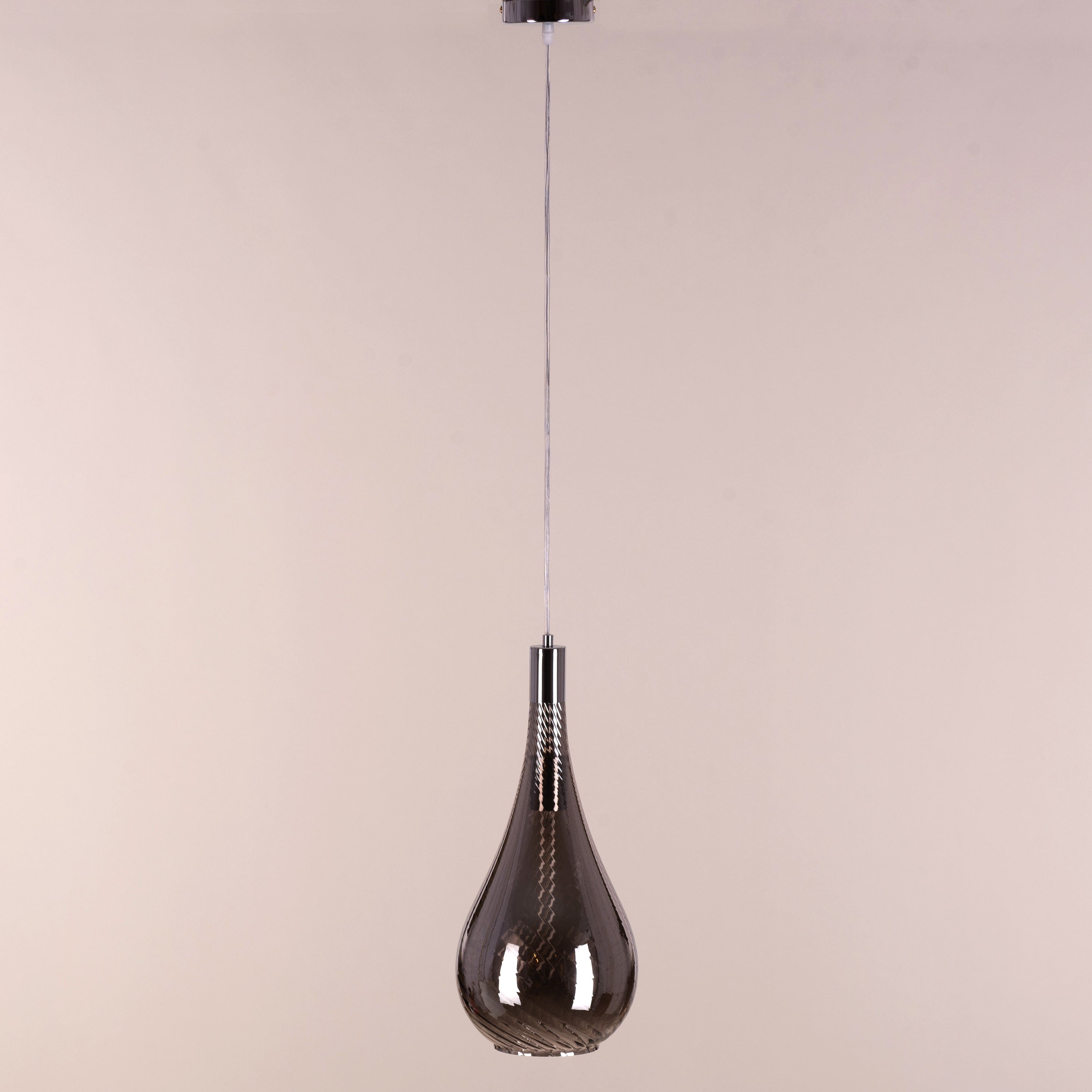 Keep My Love (Smokey Grey) Glass Pendant Light