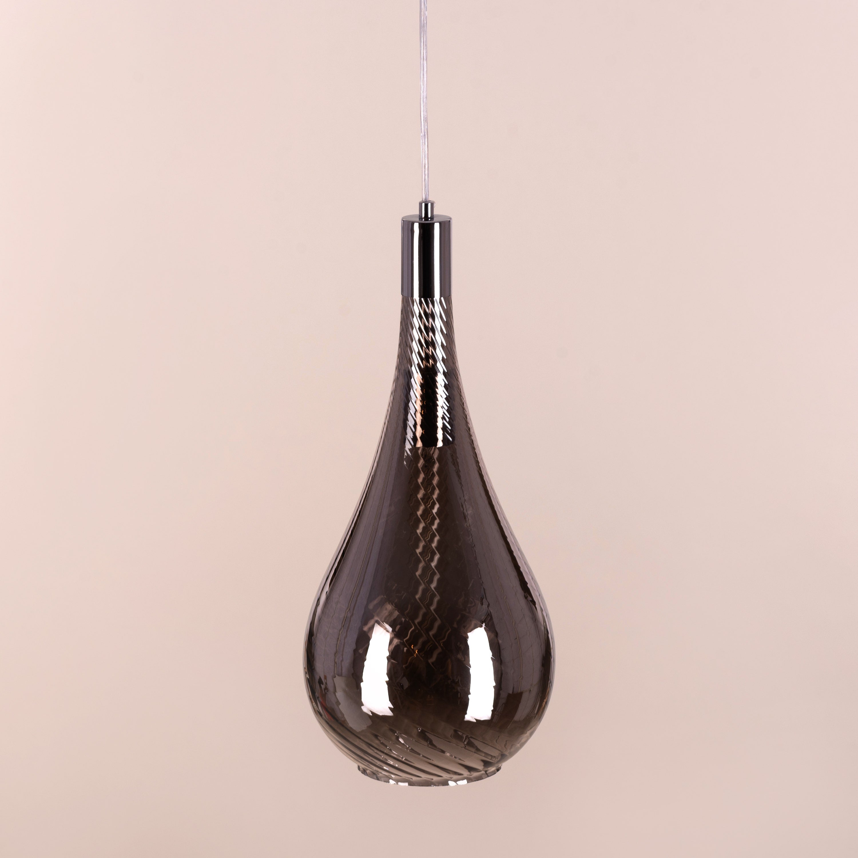 Keep My Love (Smokey Grey) Glass Pendant Light