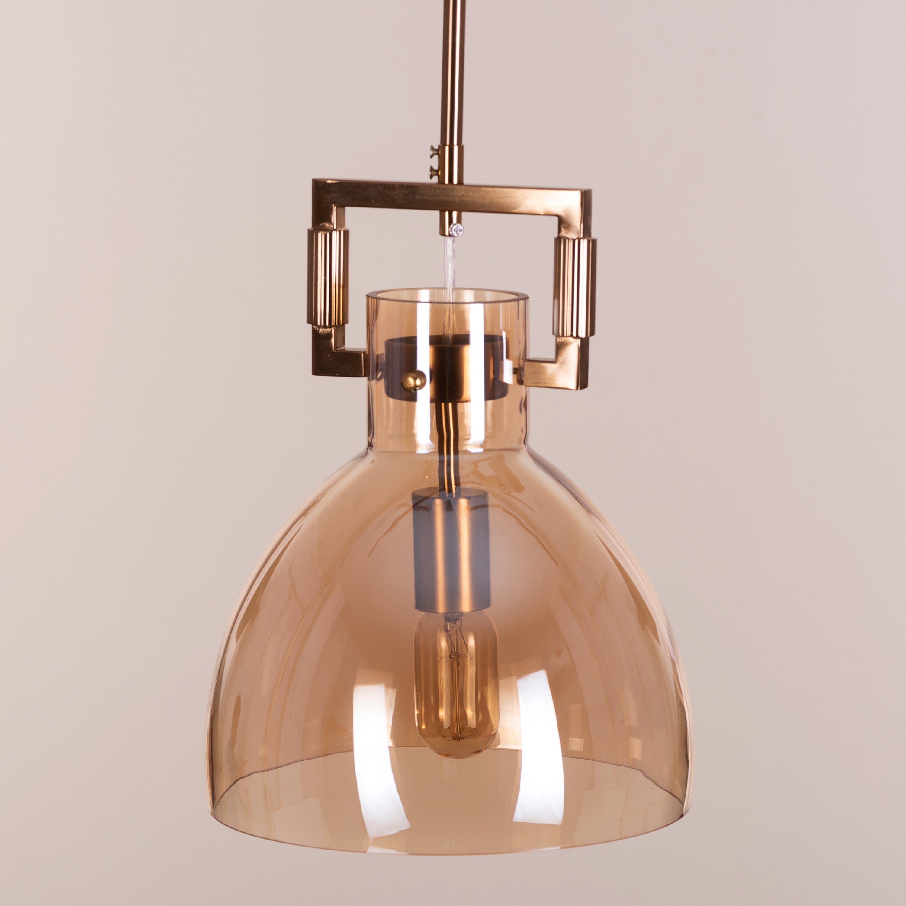 High Hopes (Oval, Amber) Glass pendant Light