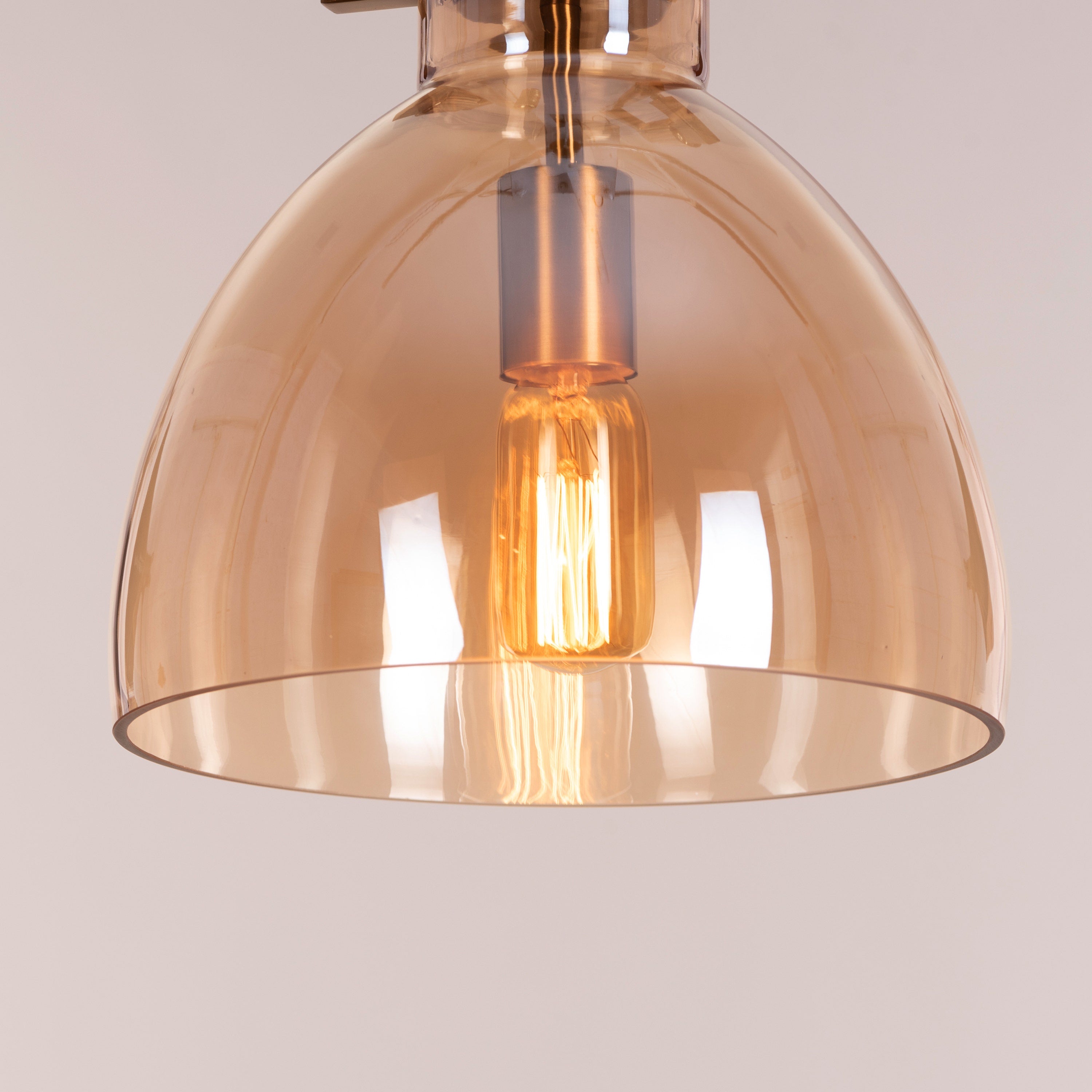 High Hopes (Oval, Amber) Glass pendant Light