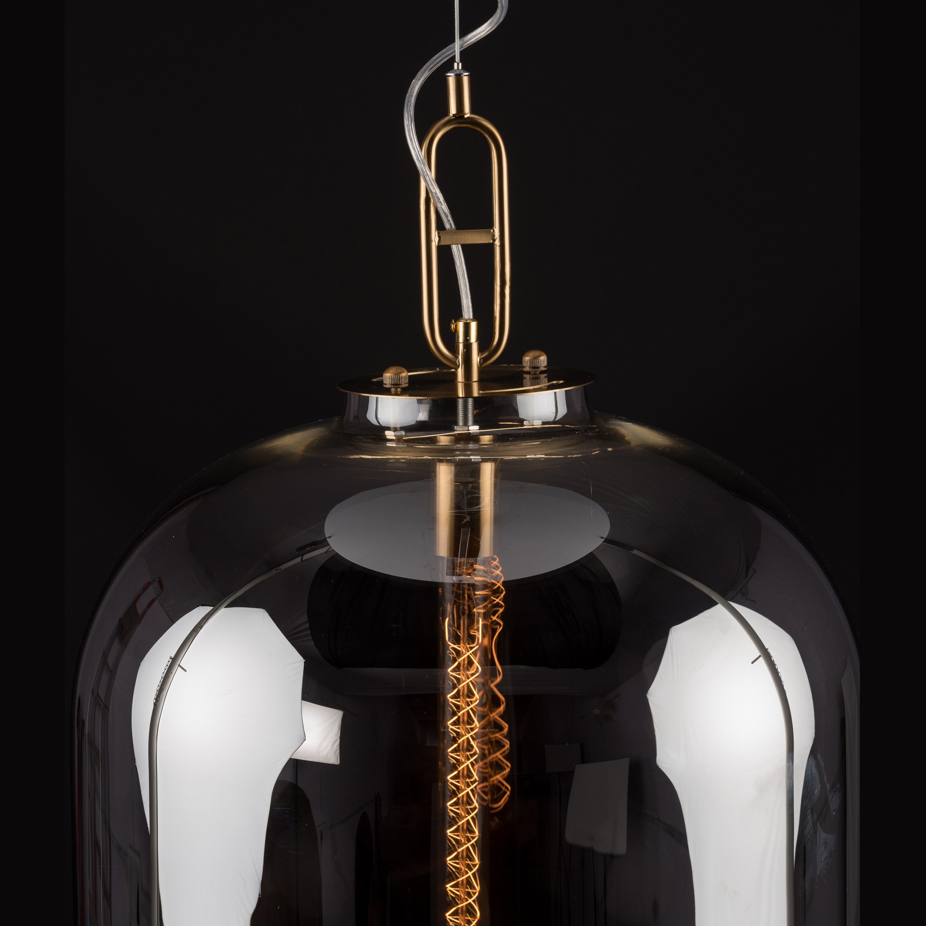 Hooked On You (71 cm, Smokey Grey) Glass Pendant Light