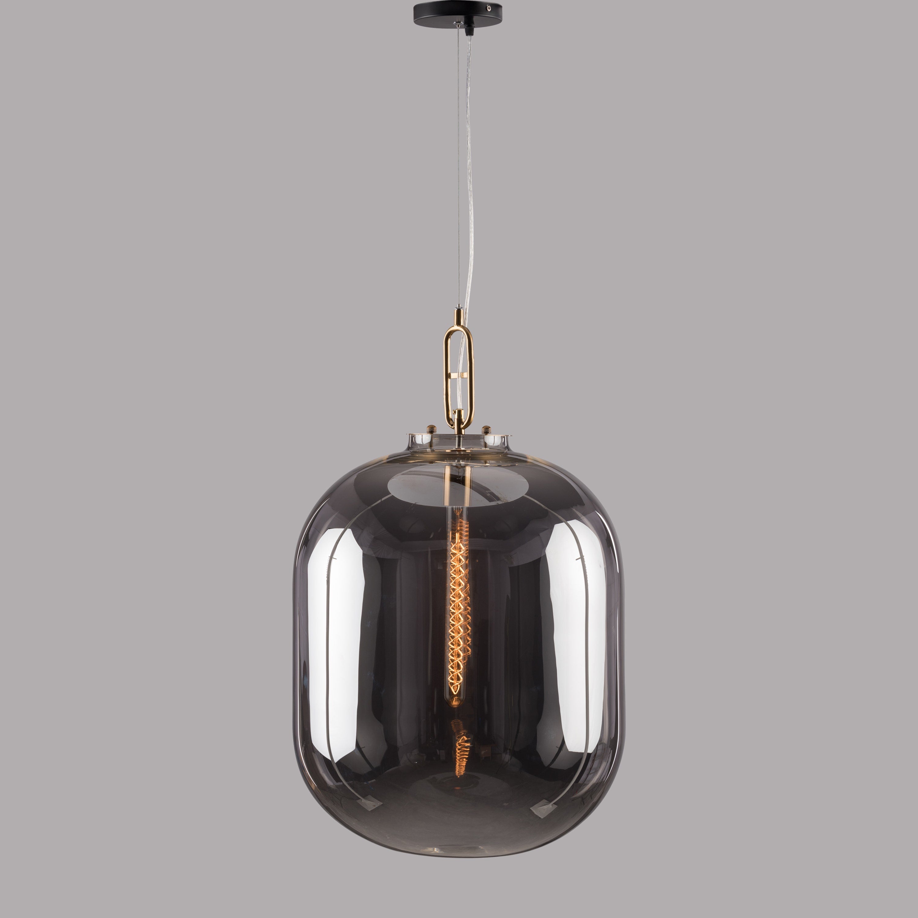 Hooked On You (71 cm, Smokey Grey) Glass Pendant Light