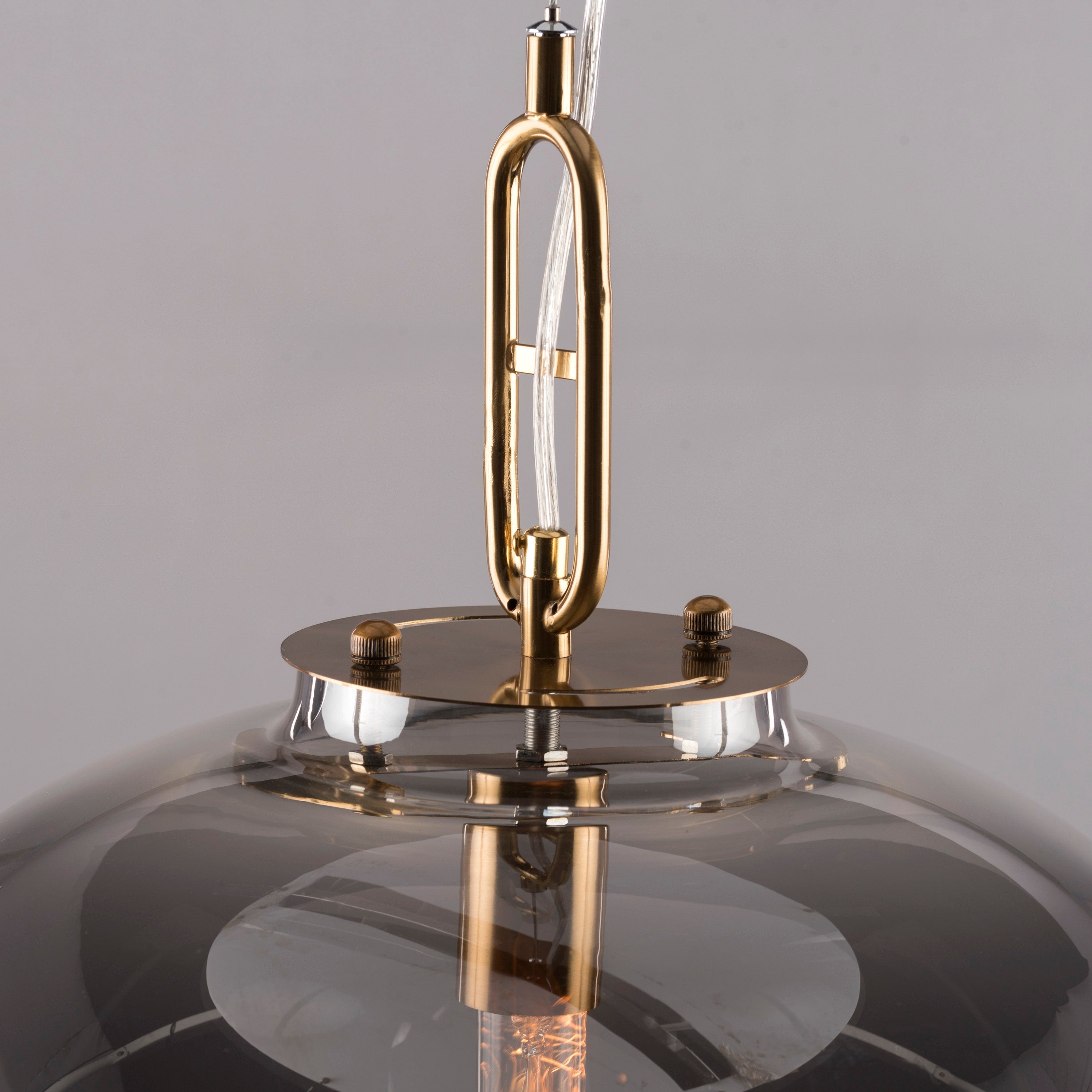 Hooked On You (71 cm, Smokey Grey) Glass Pendant Light
