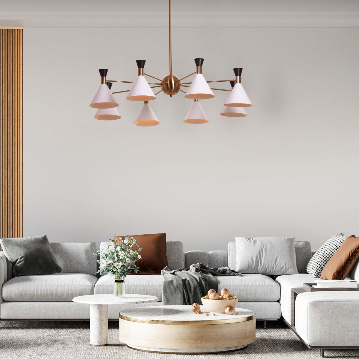 Drama Queen (Large, White) Chandelier