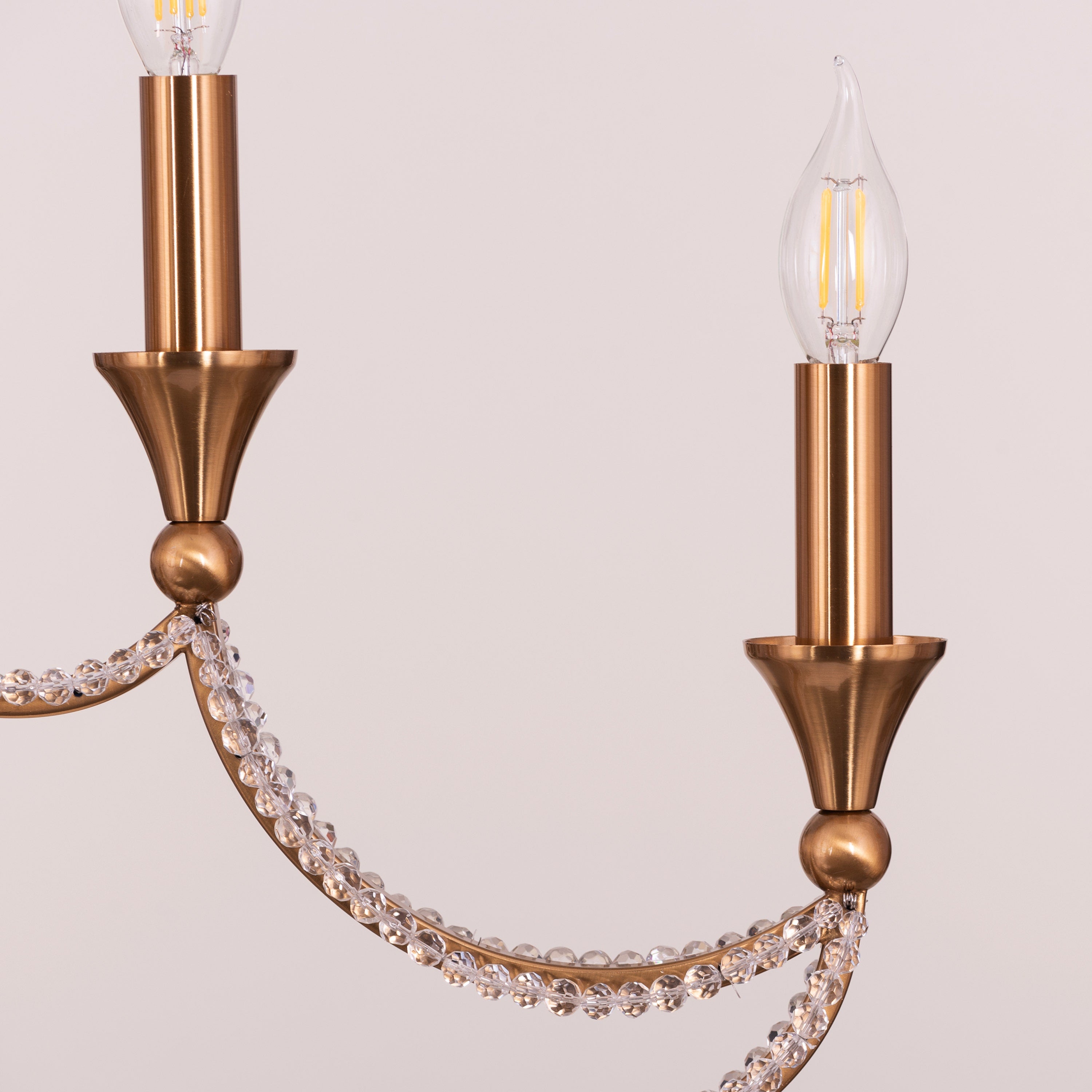 Follow Your Muse (Large, Gold) Crystal Chandelier