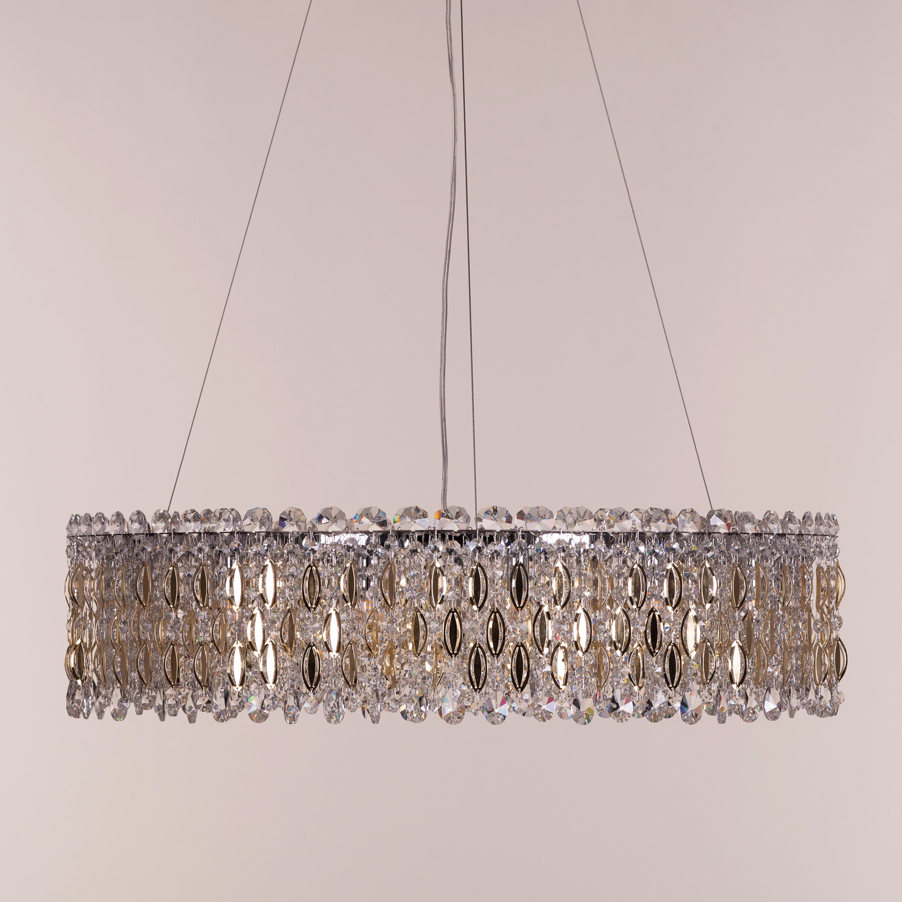Shooting Star (Gold) Crystal Chandelier