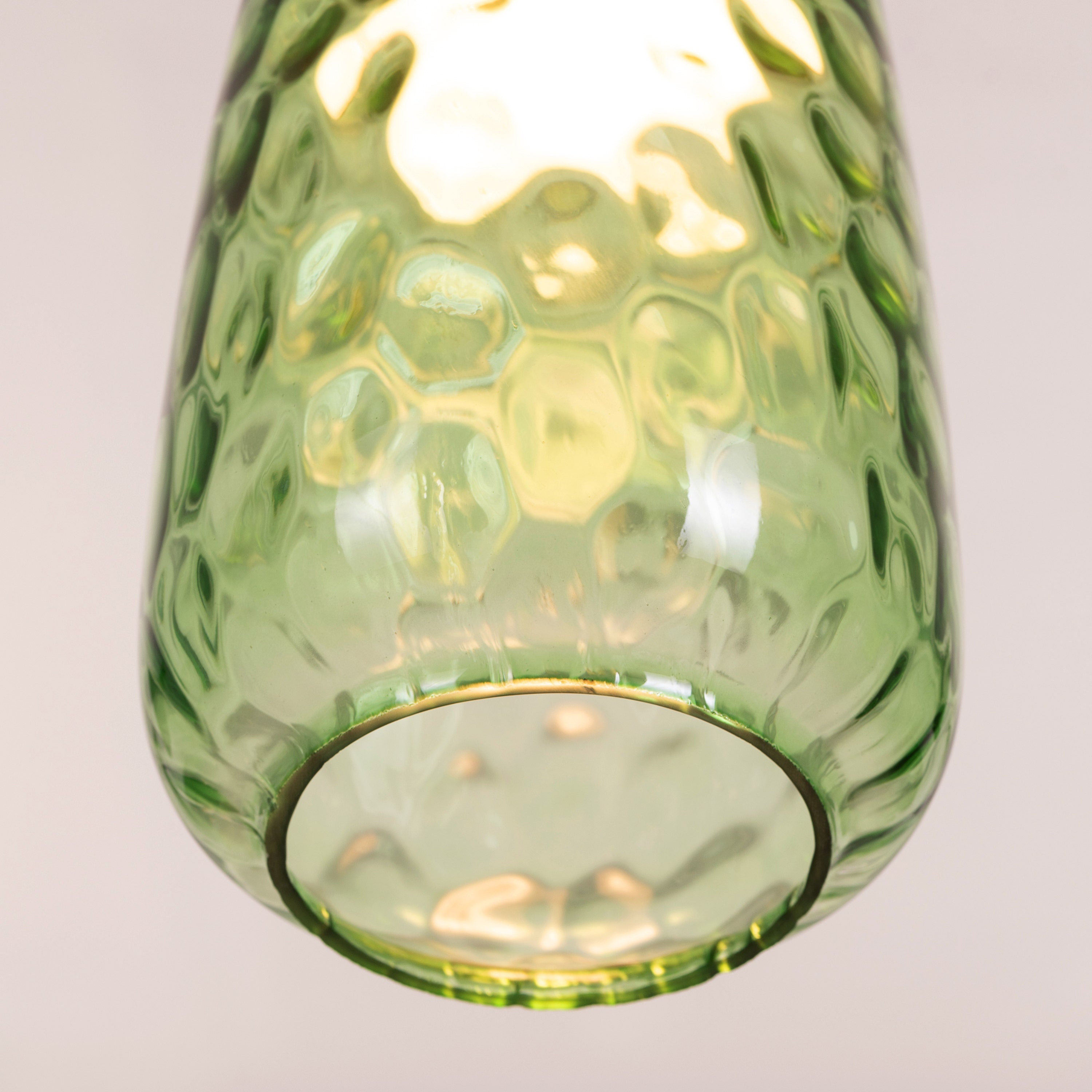 Forbidden Fruit (Green, Built-In LED) Glass Pendant Light