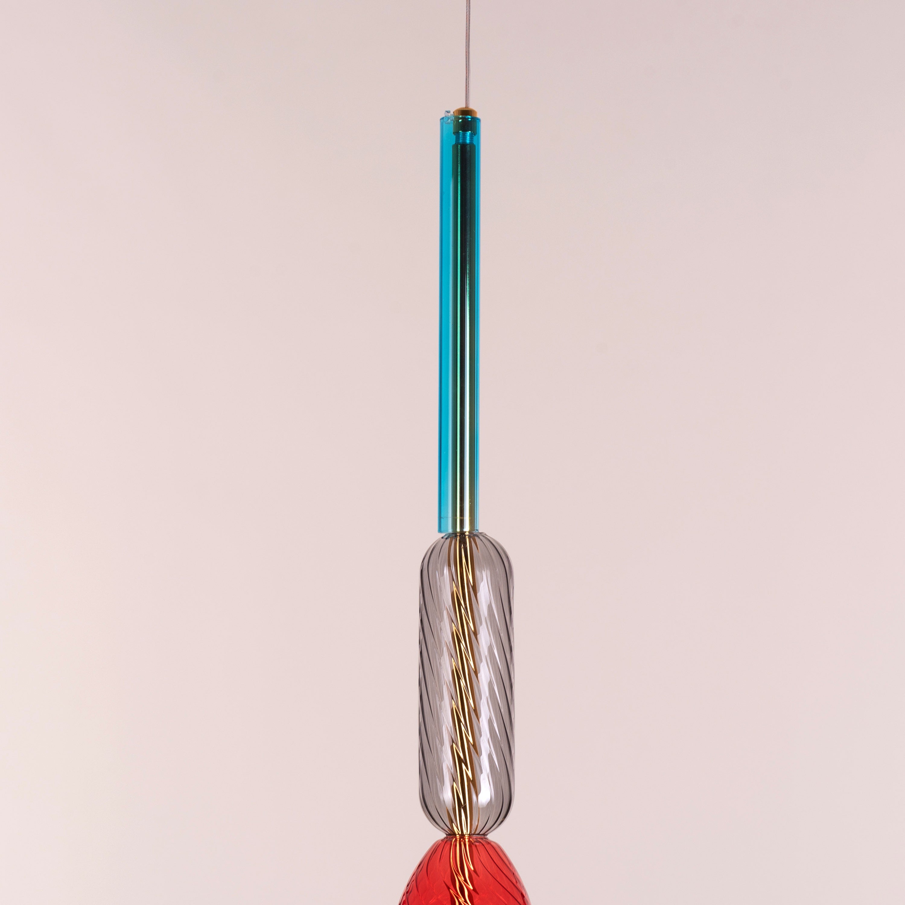 Forbidden Fruit (Green, Built-In LED) Glass Pendant Light