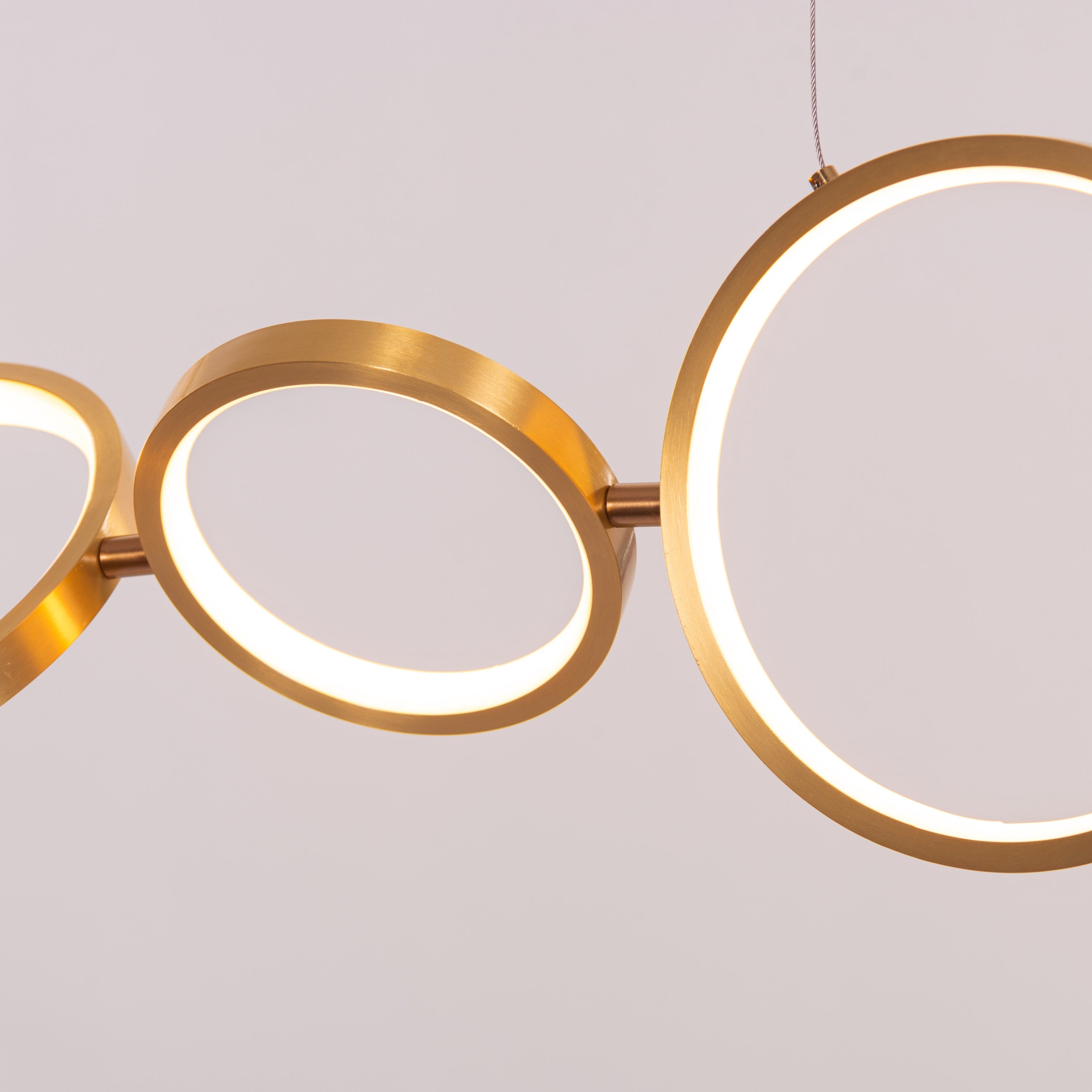 How We Play (Large, Gold, Dimmable LED with Remote Control) Chandelier