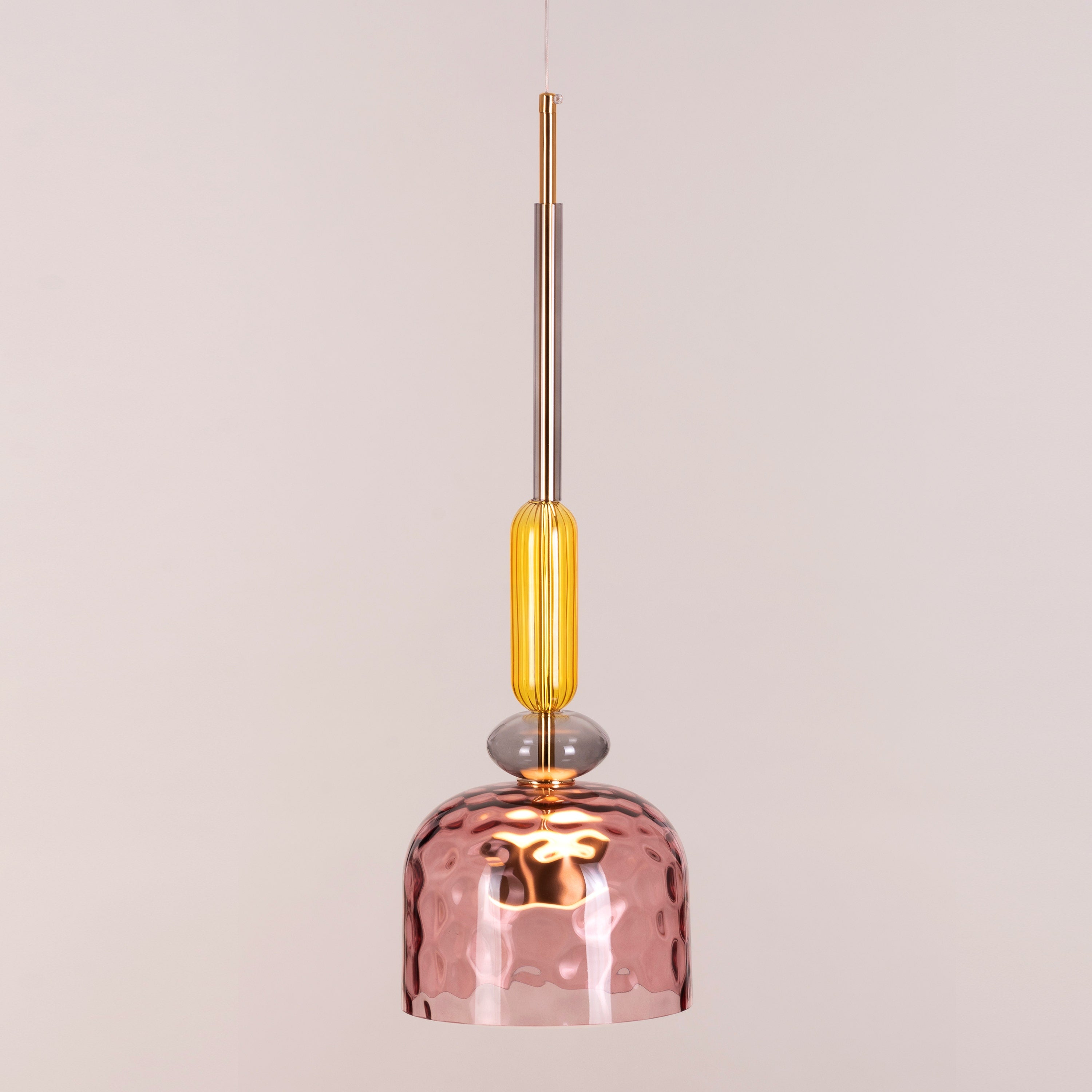 Sweet Treats (Pink, Built-In LED) Glass Pendant Light