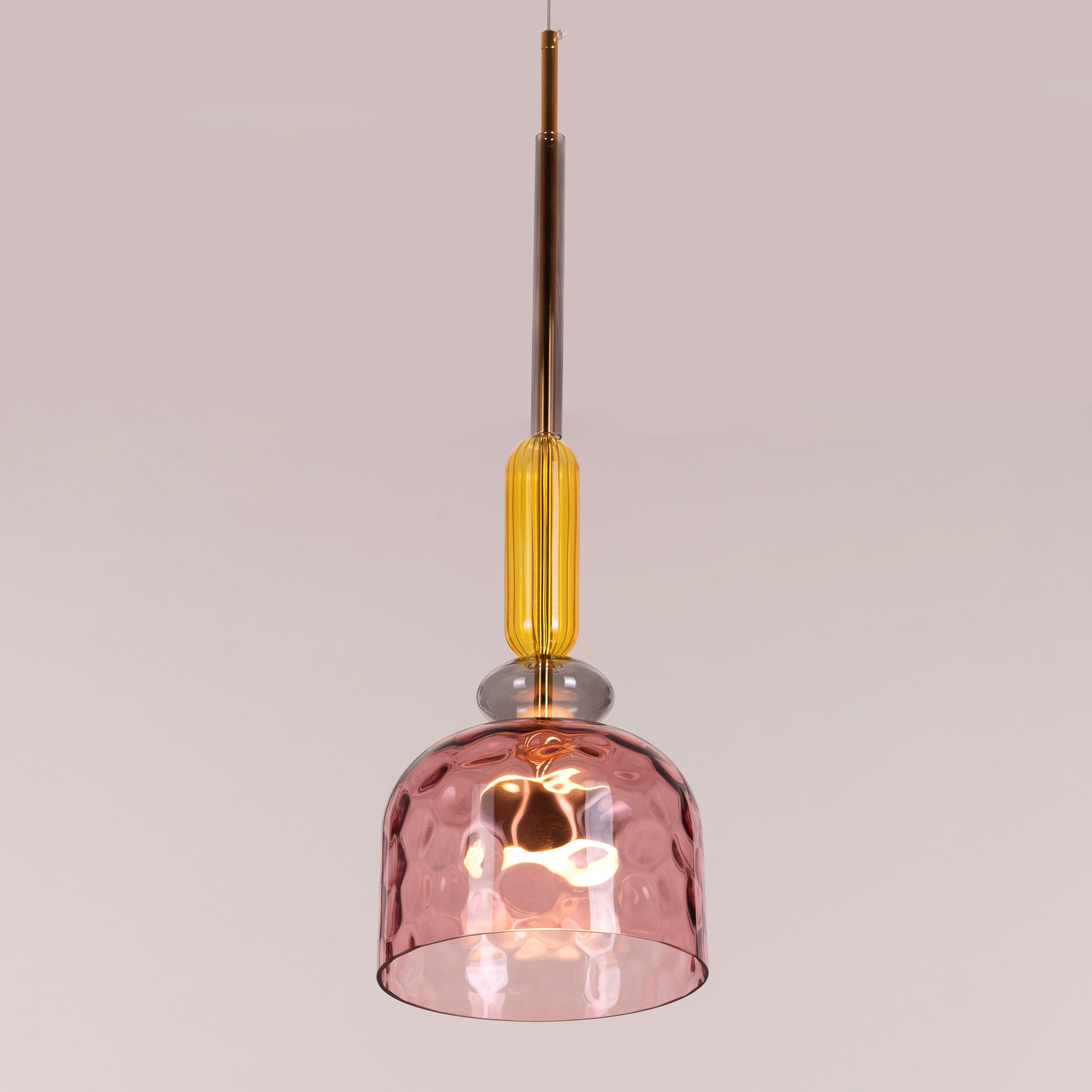 Sweet Treats (Pink, Built-In LED) Glass Pendant Light