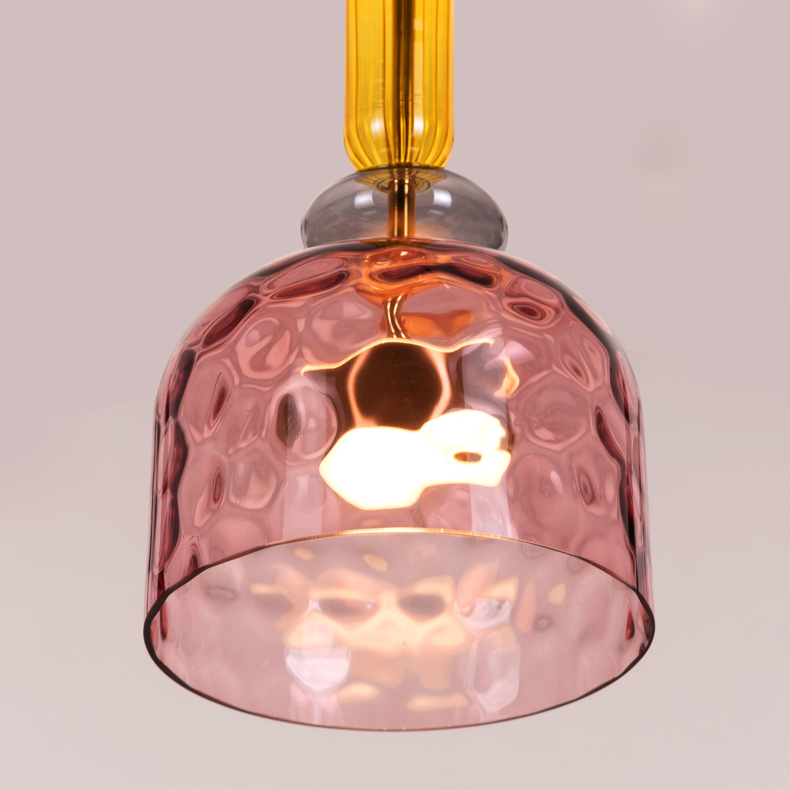 Sweet Treats (Pink, Built-In LED) Glass Pendant Light