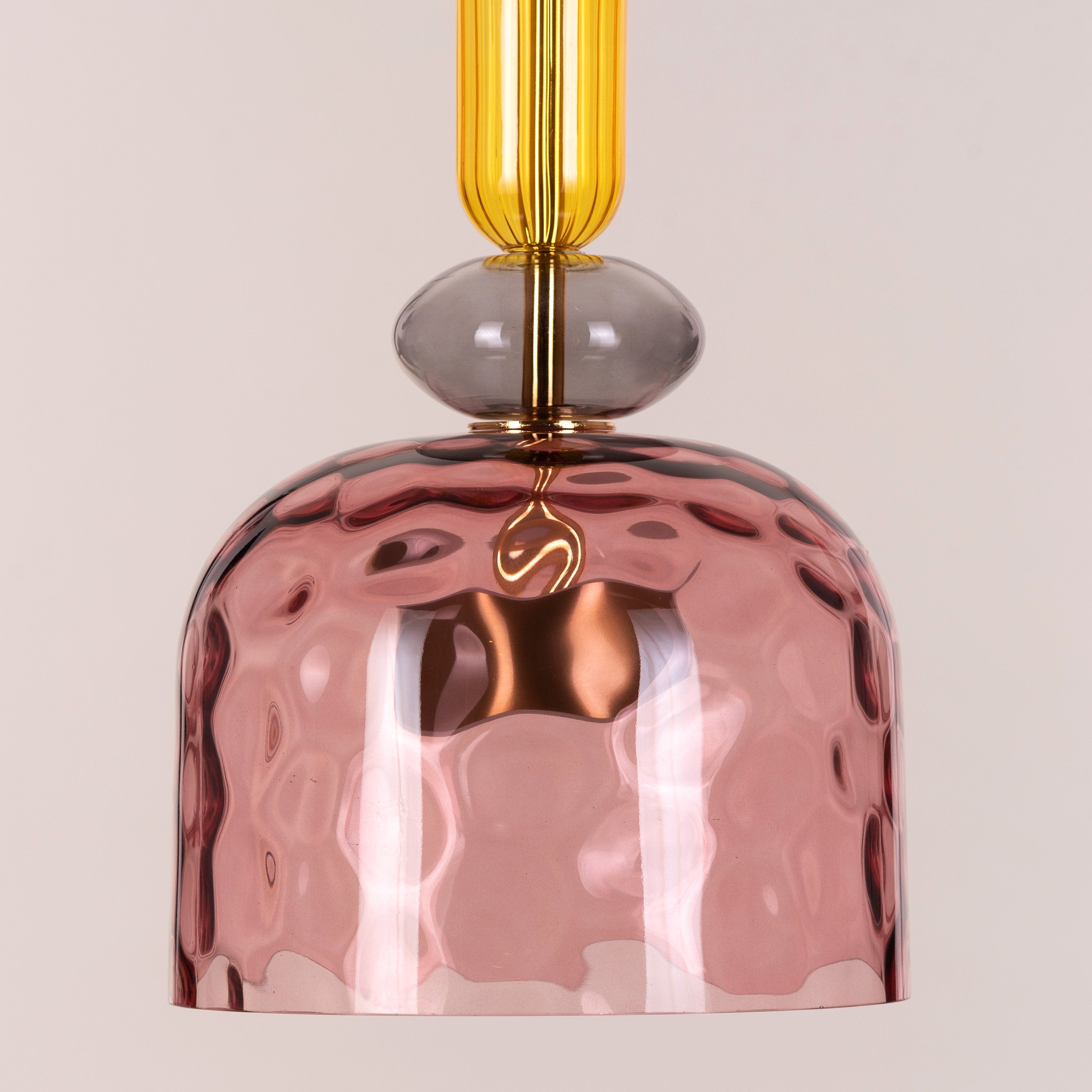 Sweet Treats (Pink, Built-In LED) Glass Pendant Light