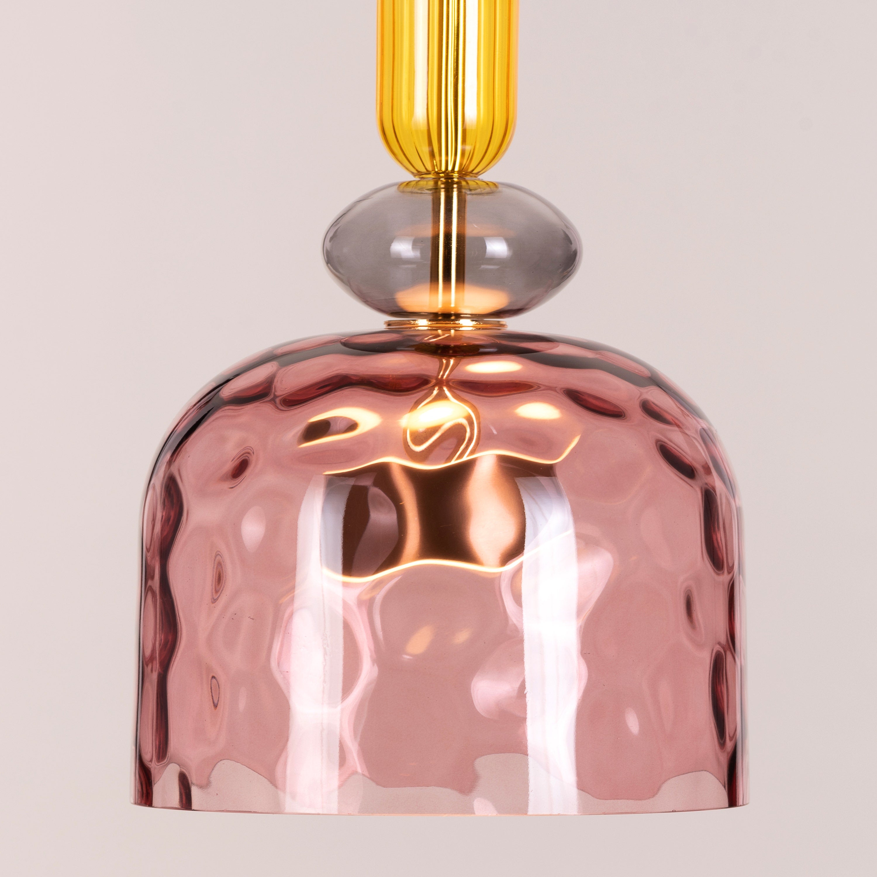 Sweet Treats (Pink, Built-In LED) Glass Pendant Light