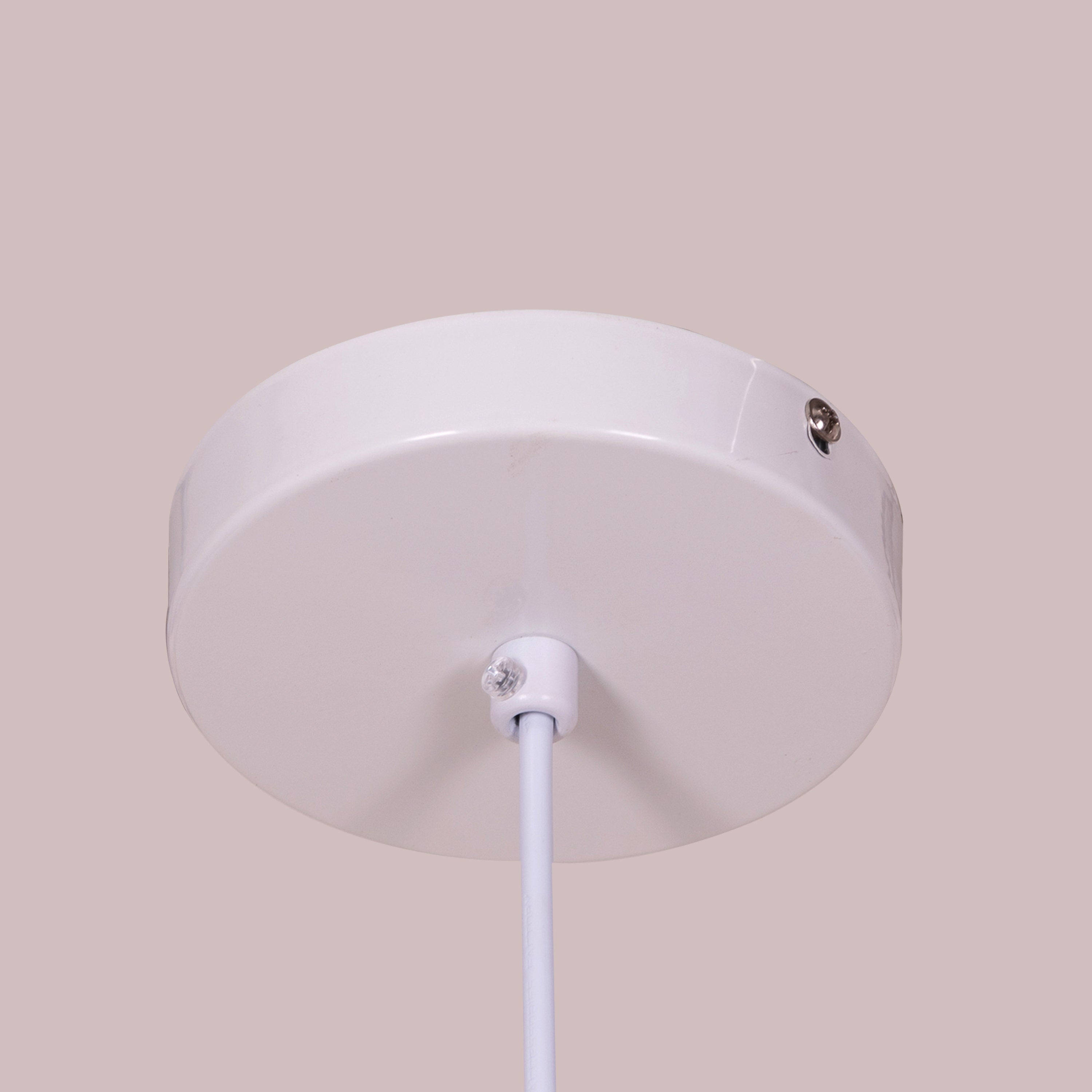 Mean What You Say (Brown, White) Rattan Pendant Light