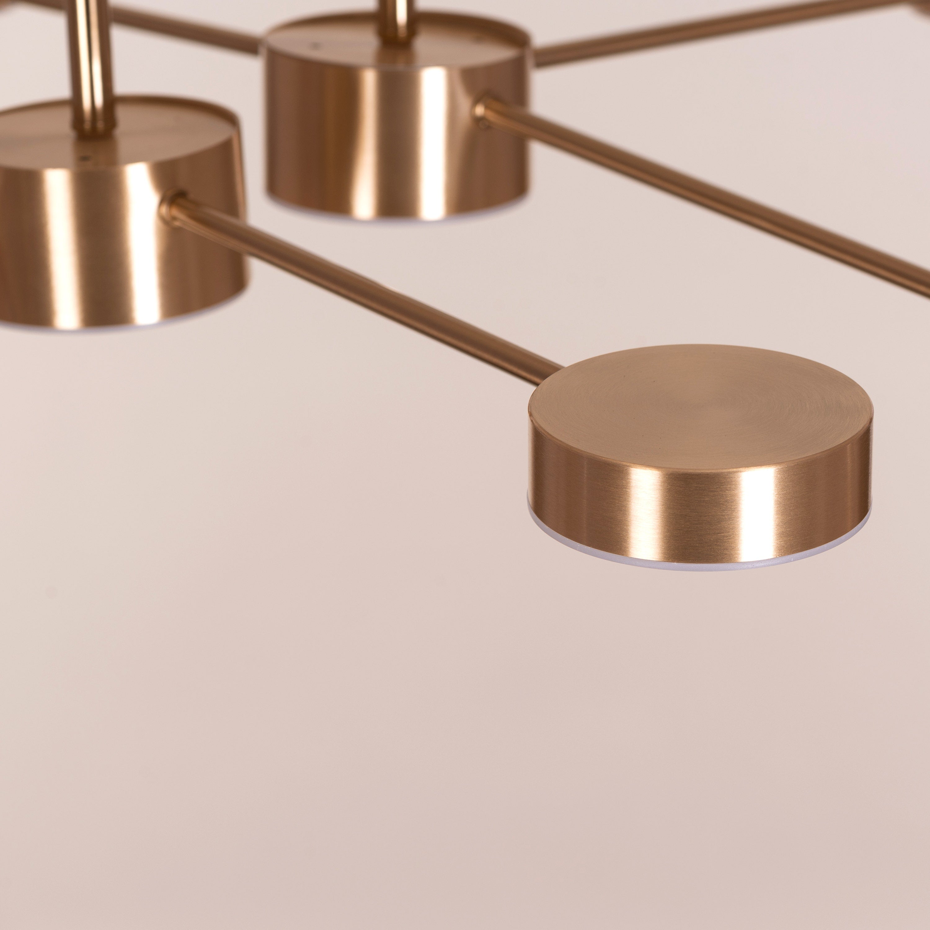 Walk On By (Large, Gold, Dimmable LED with Remote Control) Ceiling Chandelier