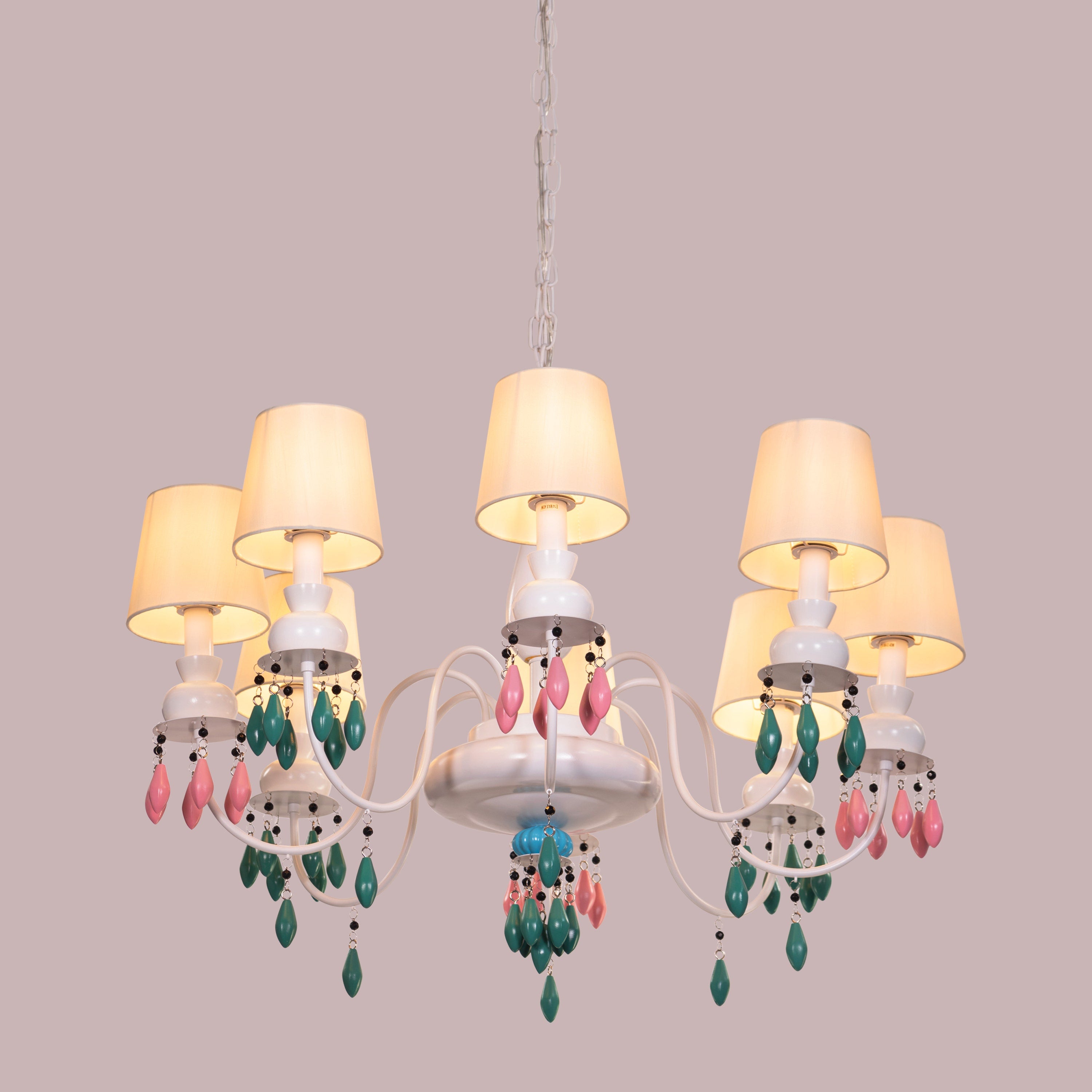 Faraway Tree (Large, White) Ceramic Chandelier