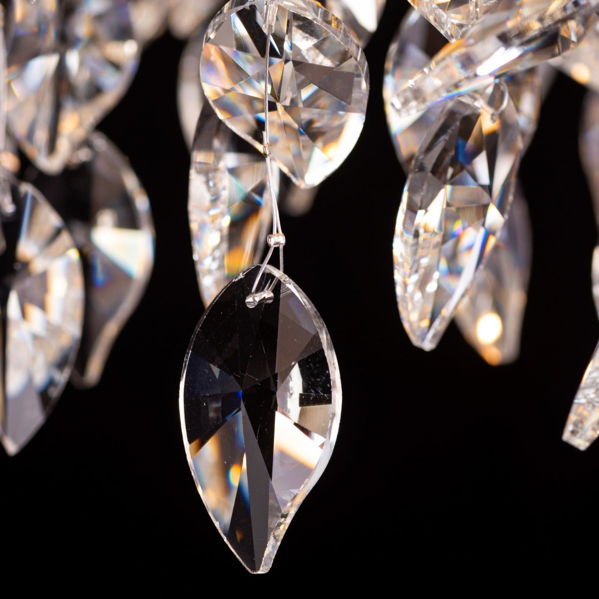 Moral Of The Story (Small, Gold) Tree Branch Crystal Chandelier