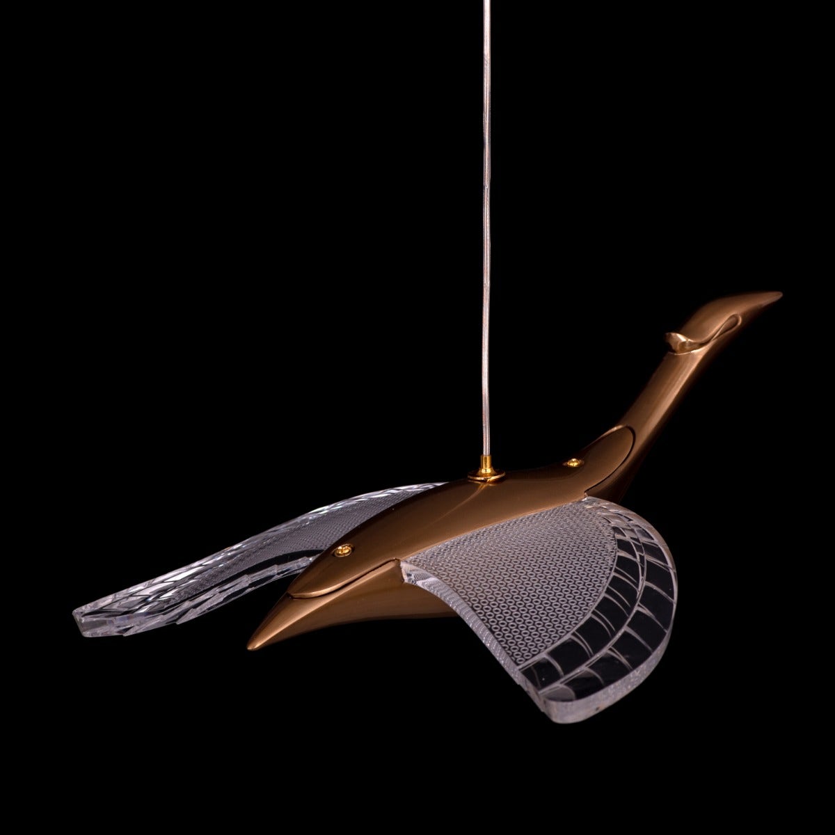 Before I wake (Small, Gold, Dimmable LED with Remote Control) Chandelier