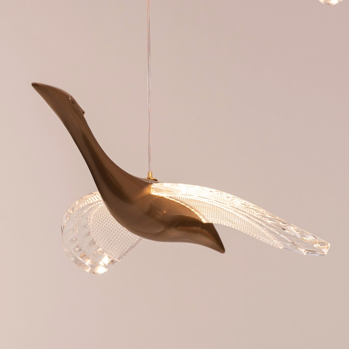 Before I wake (Small, Gold, Dimmable LED with Remote Control) Chandelier