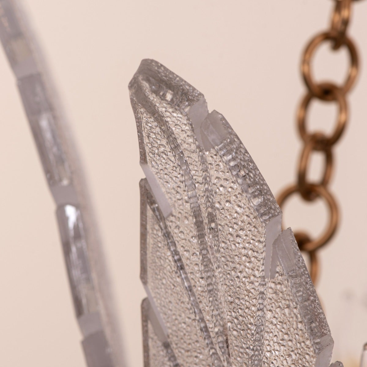 Trance (Small, Gold) Glass Chandelier