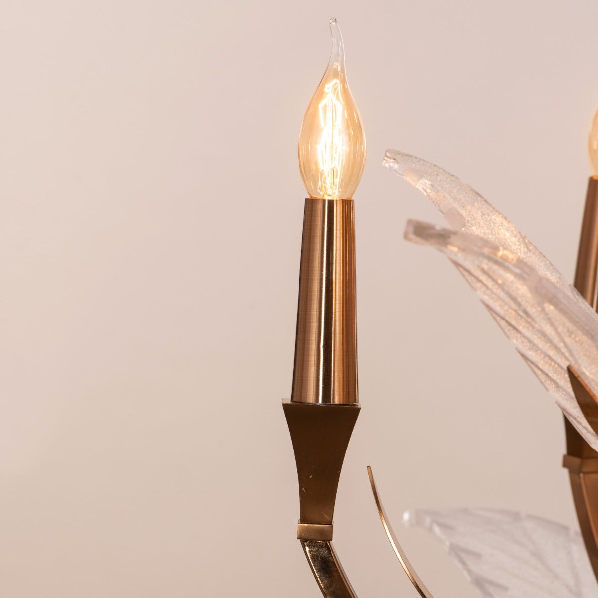 Trance (Medium, Gold) Glass Chandelier