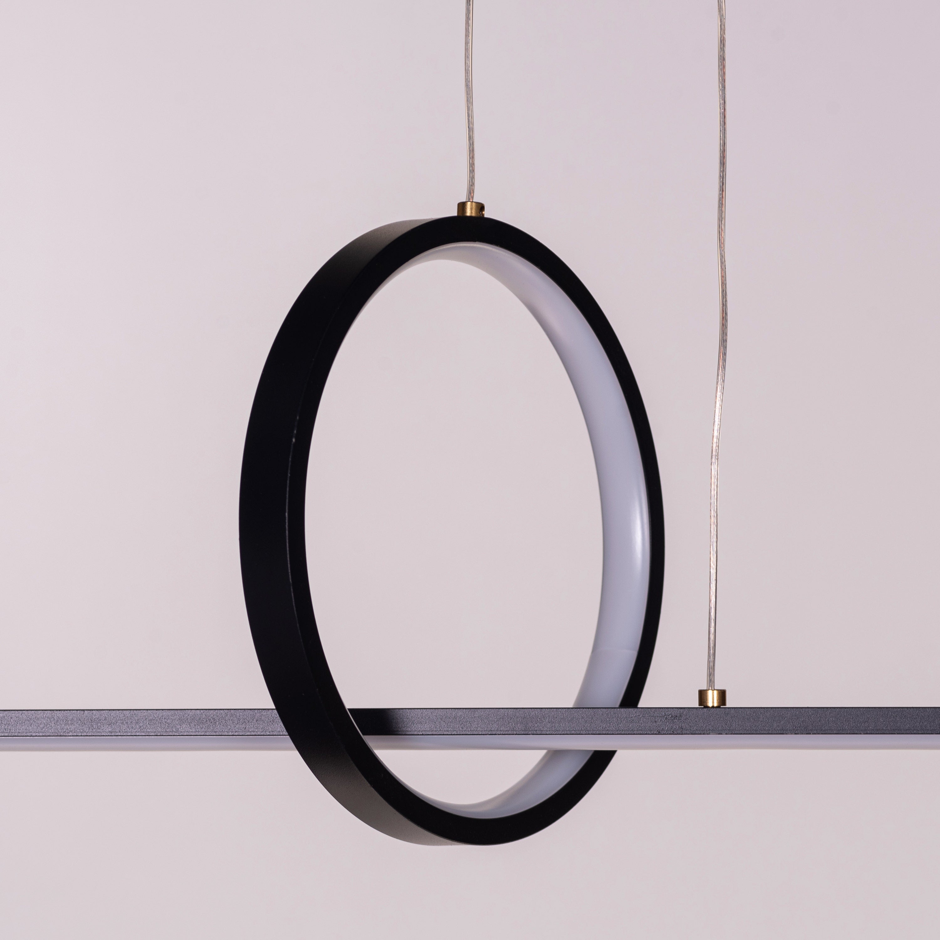 End The Chase (Large, Black, Dimmable LED with Remote Control) Chandelier