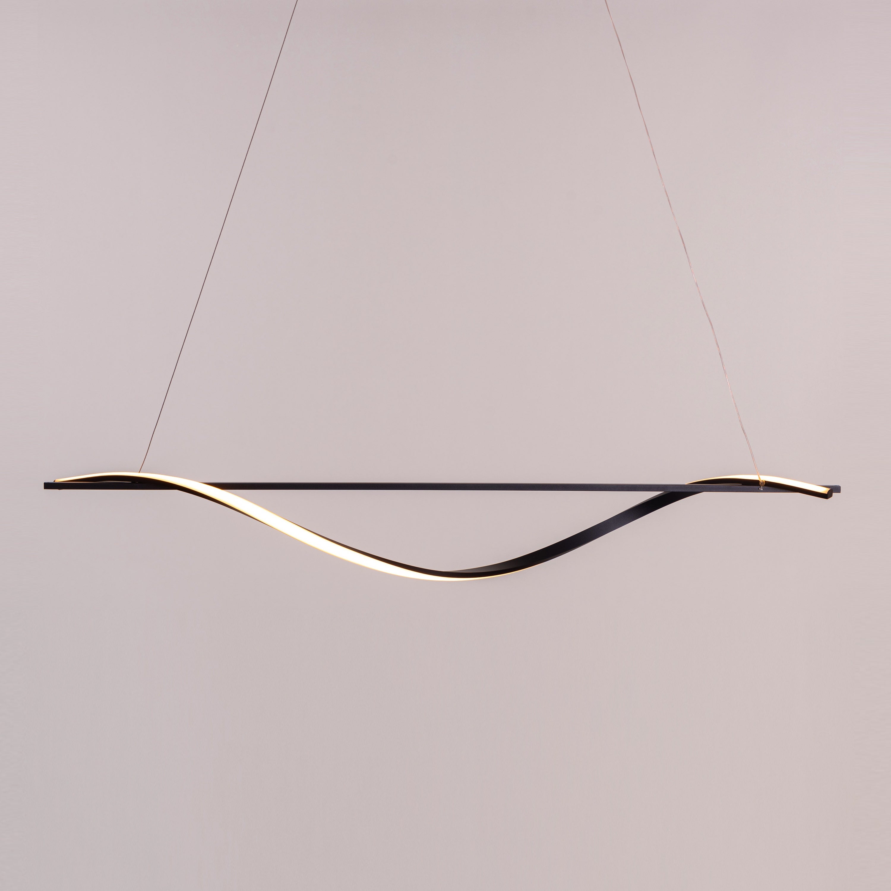 Cheat Sheet (Large, Black, Dimmable LED with Remote Control) Chandelier