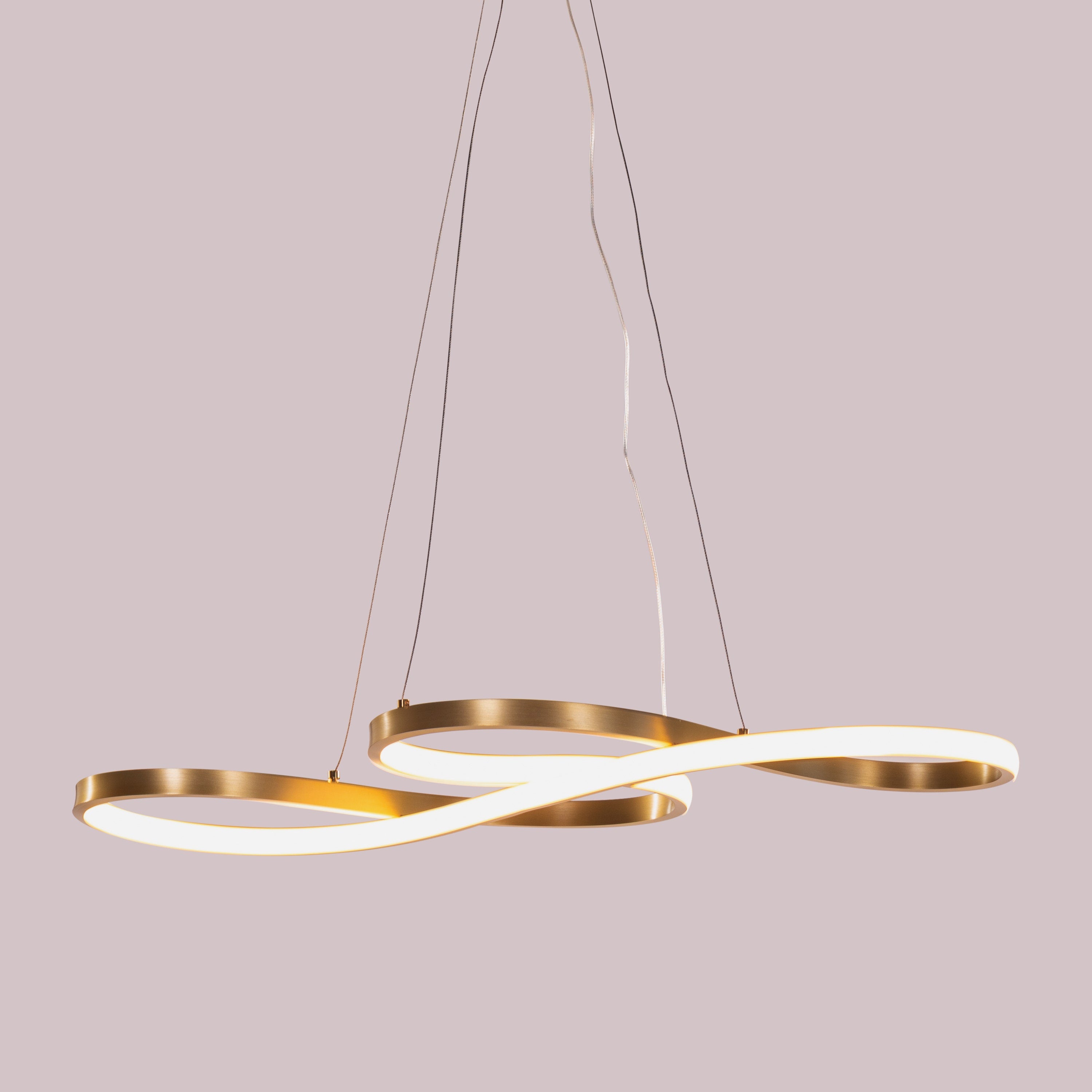 Dive Right In (Medium, Gold, Dimmable LED with Remote Control) Chandelier