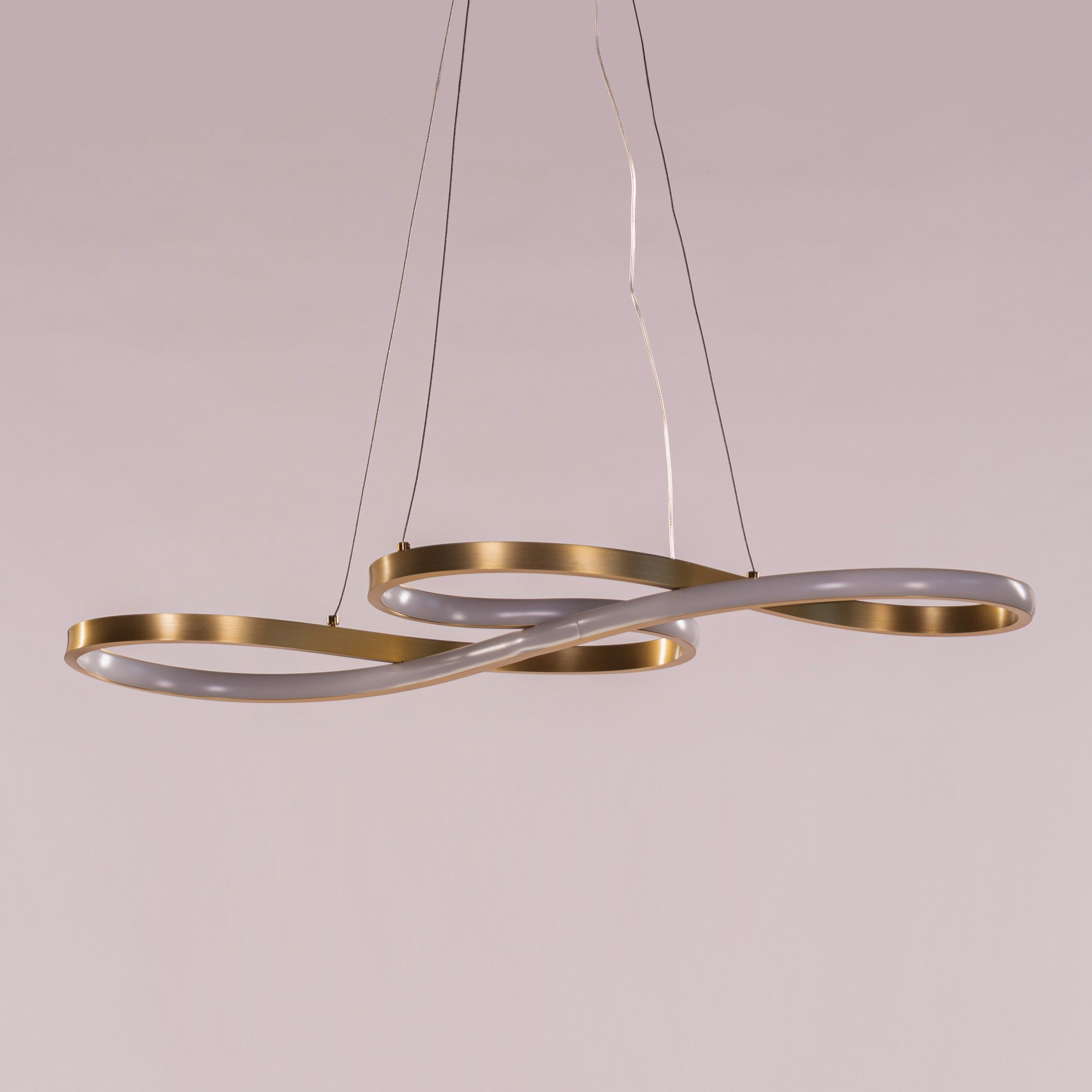 Dive Right In (Medium, Gold, Dimmable LED with Remote Control) Chandelier