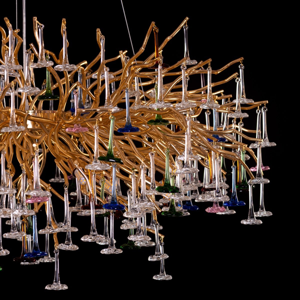 You Said Eternity (Medium, Gold) Crystal Chandelier